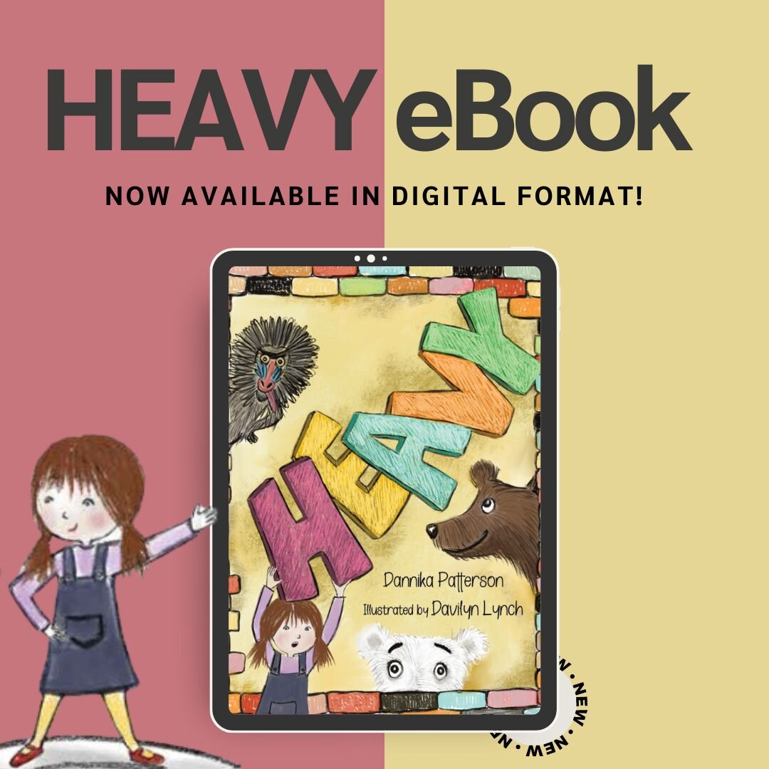 Are you away for the school holidays and forgot to pack picture books? 😱

Never fear! A digital version of HEAVY is here! 🥳

I'm delighted to discover that @wombat_books has released an eBook version of HEAVY. The vibrant illustrations by @davilynl