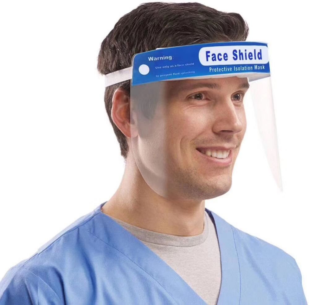 Disposable Face Shield 500 pieces per case.