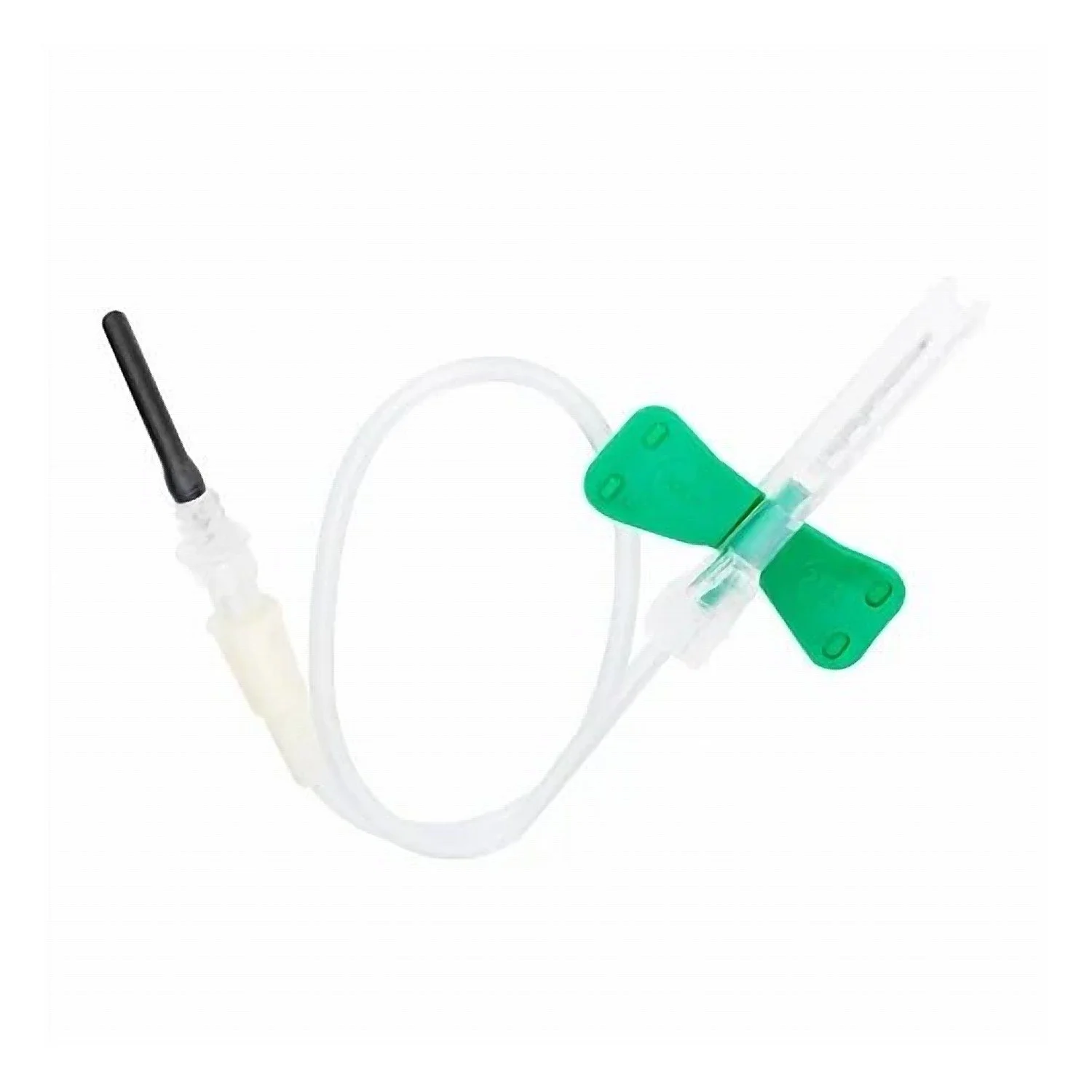 Sol-Care Safety Winged Blood Collection Needle with Luer Adapter.