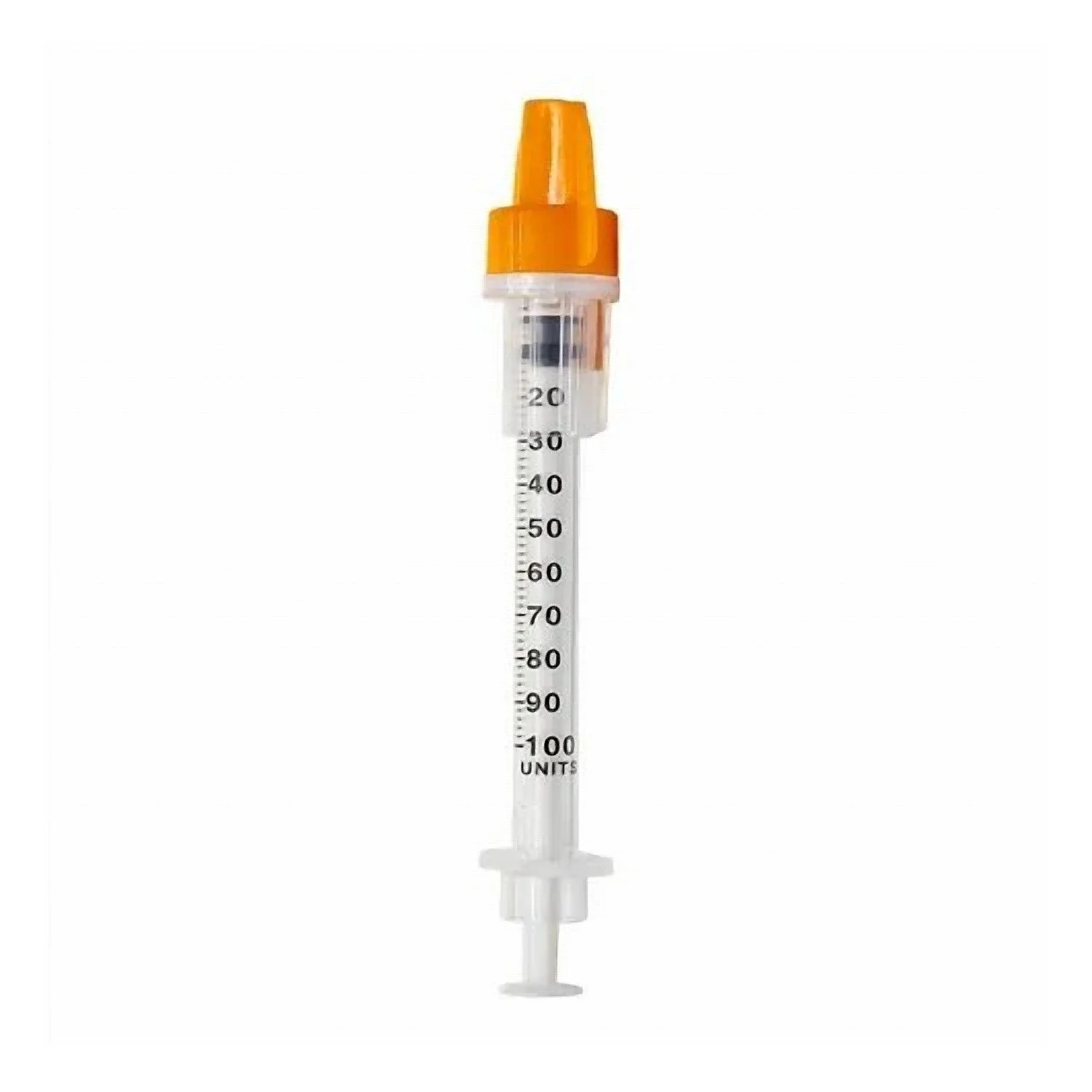 Sol-Guard Solo Safety Insulin Syringe with Fixed Needle.