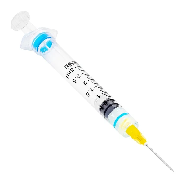 Sol-Care Safety Syringe with Exchangeable Needle.