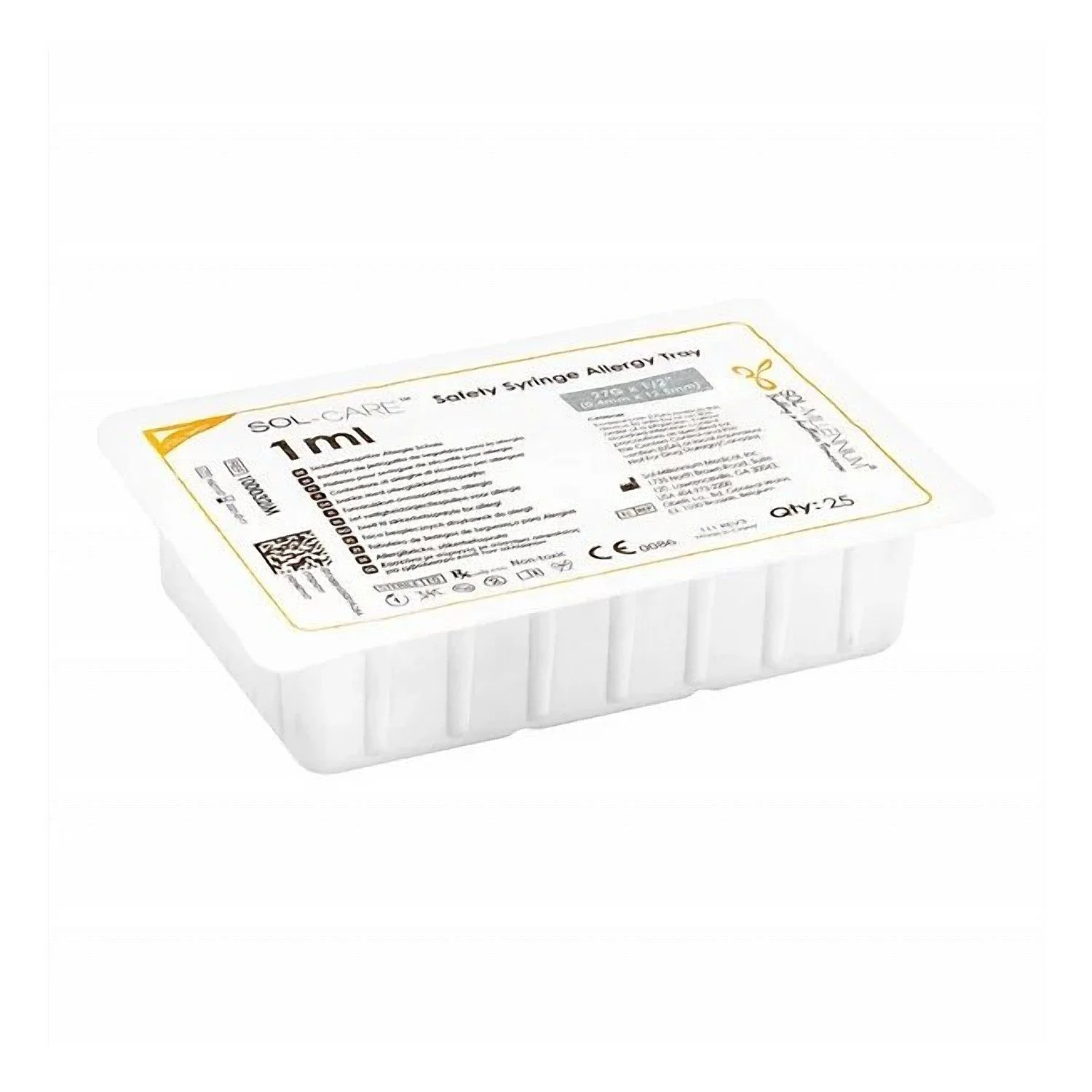 Sol-M Allergy Syringe Tray.