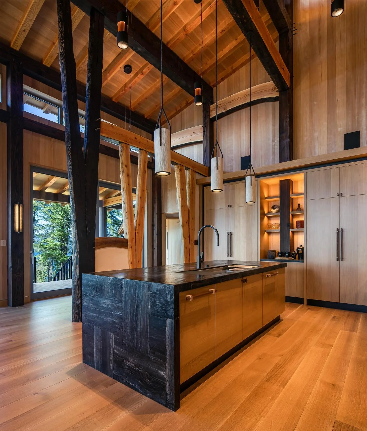 Life among the trees &mdash; curated from our inland rainforest⠀⠀
⠀⠀
Photography @mdvphoto_architecture ⠀
⠀
Interior Design Gwen Connor @wisemanandgale ⠀
⠀
Lighting Design Jen Gong @creativedesignsinlighting ⠀
⠀
Cabinetry @beech_tree_woodworks