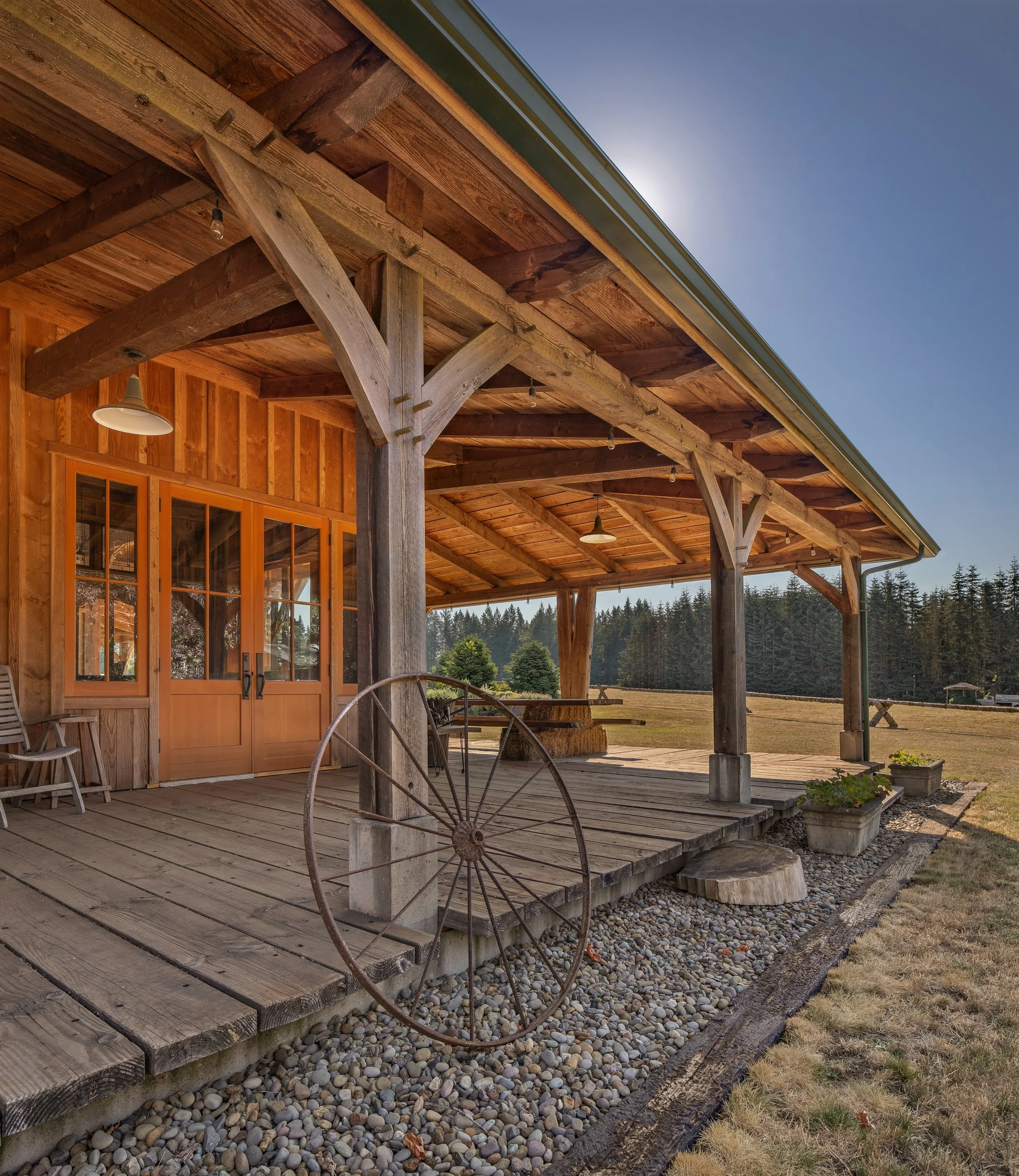 a place in the shade 
⠀⠀
Photography: @mdvphoto_architecture⠀⠀
⠀⠀
Design-Build: @collinbeggstimberframing⠀⠀
⠀⠀
#americanwabisabi #timberframe #craftistheremedy #partybarn