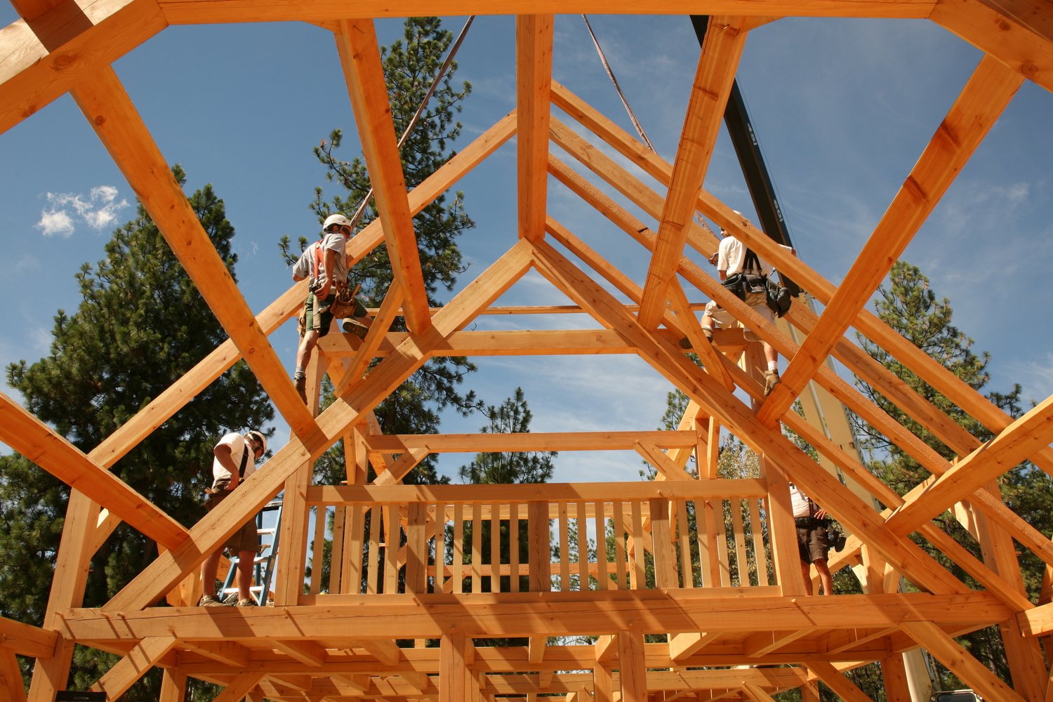 Spokane, Washington | Collin Beggs Design Build Timber Framing | Vitrinenschränke