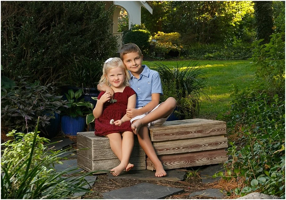 Elegant. Timeless. In Bloom: Garden Portrait Sessions with Hayes & Fisk