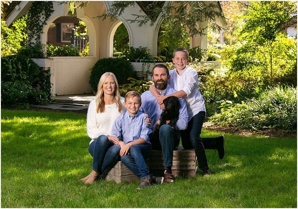 Fall Portrait Sessions in Our Garden
