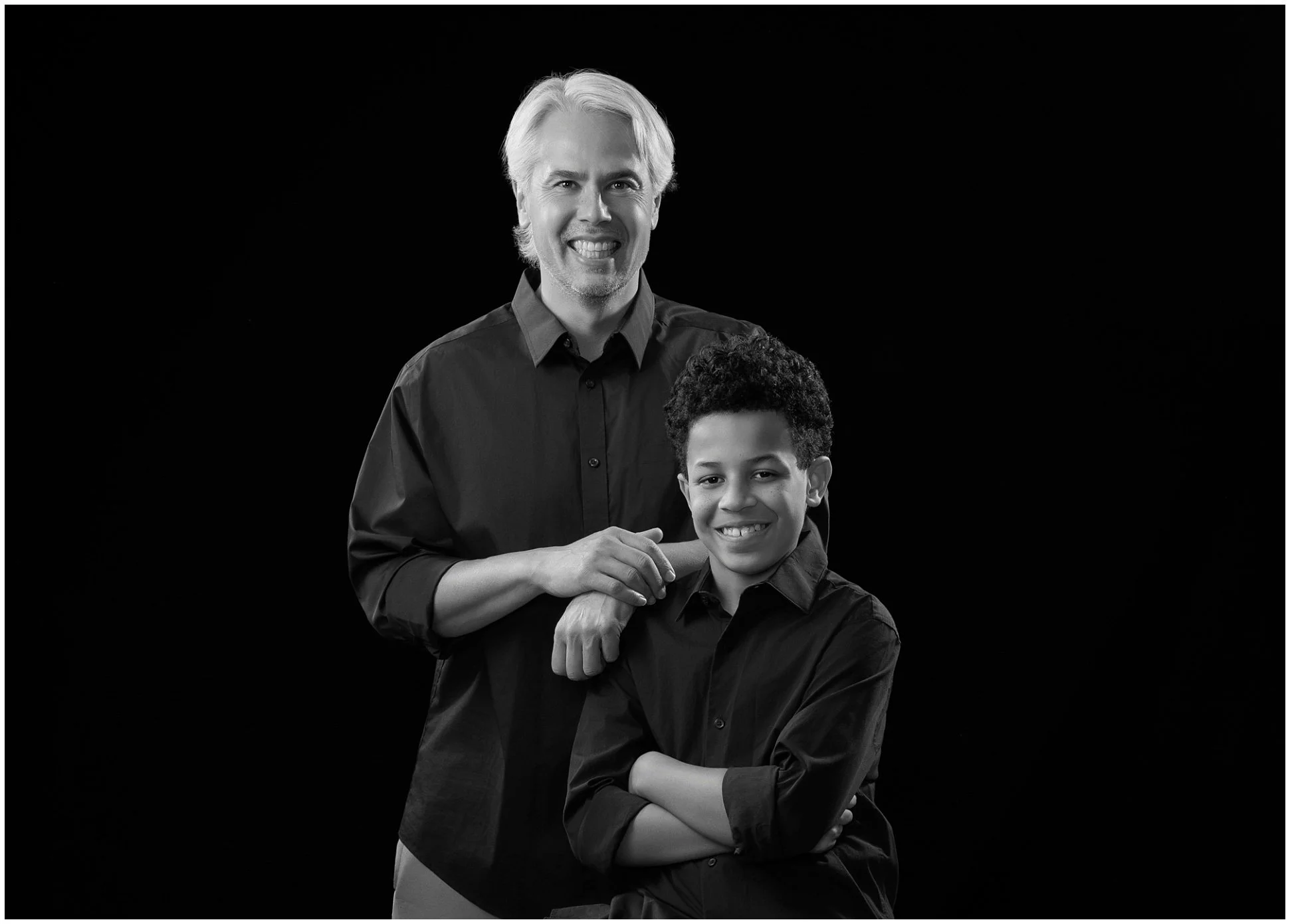 Father &amp; Son | A Studio Portrait Session