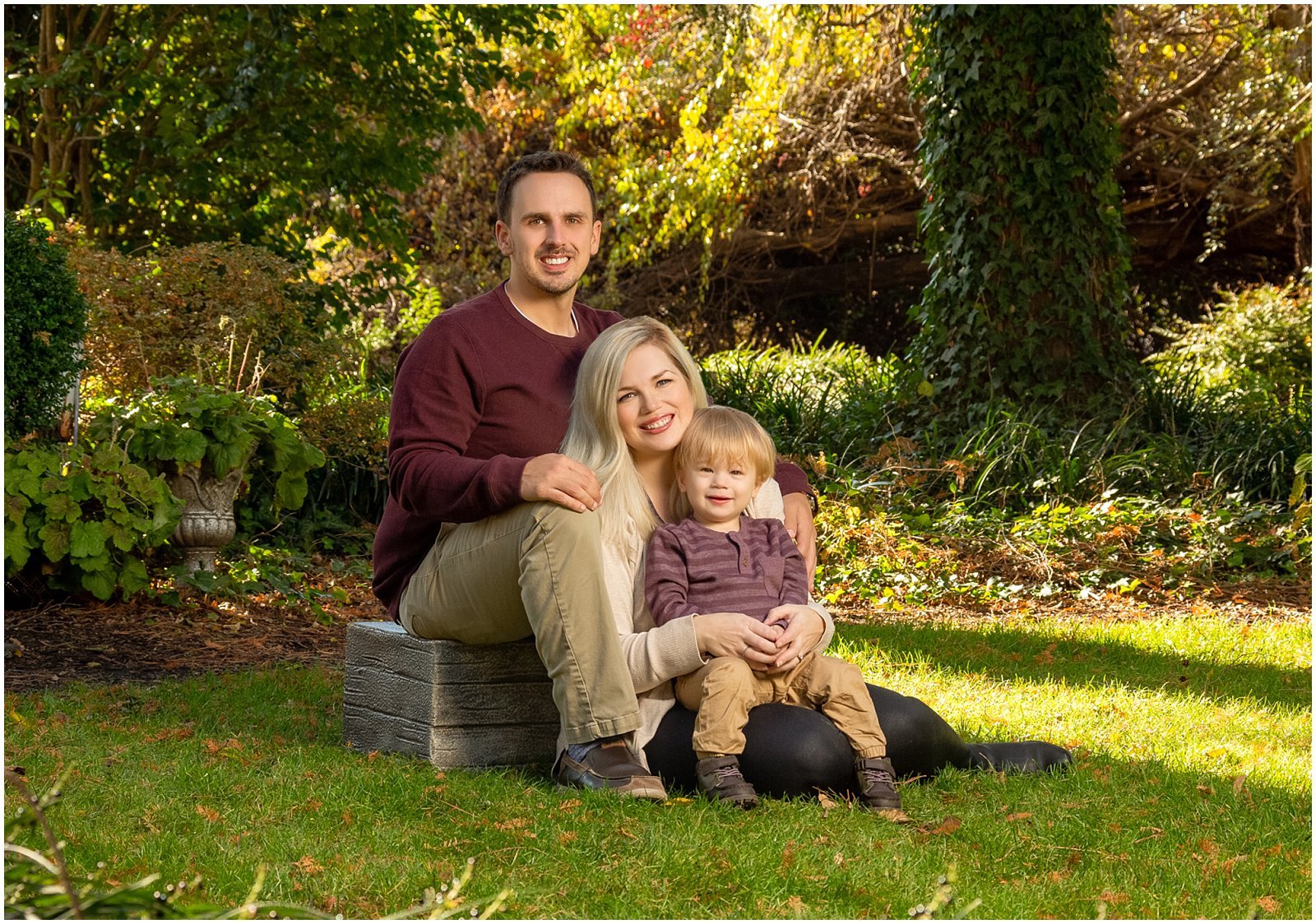 Fall Portrait Sessions in the Hayes &amp; Fisk Studio Gardens