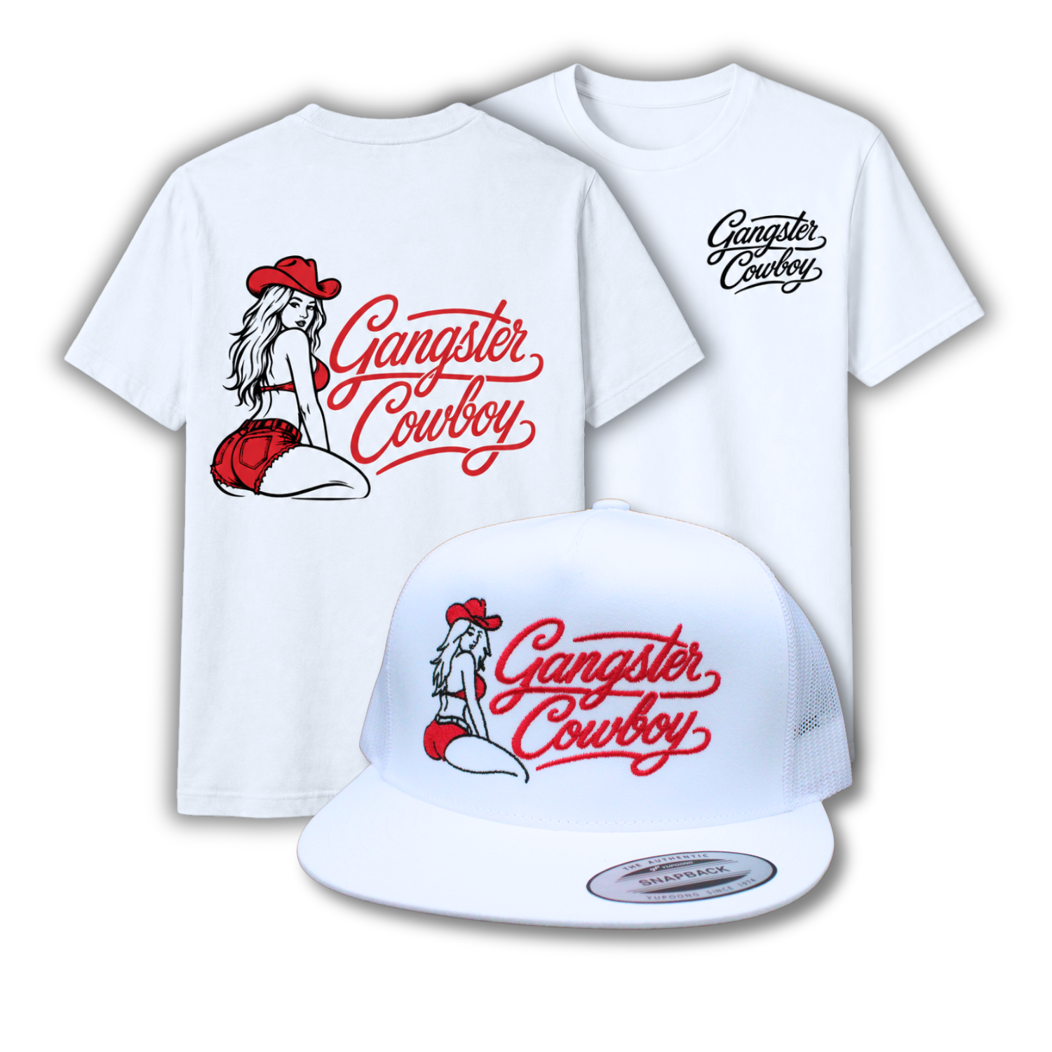 The Double Take Combo - White & Red