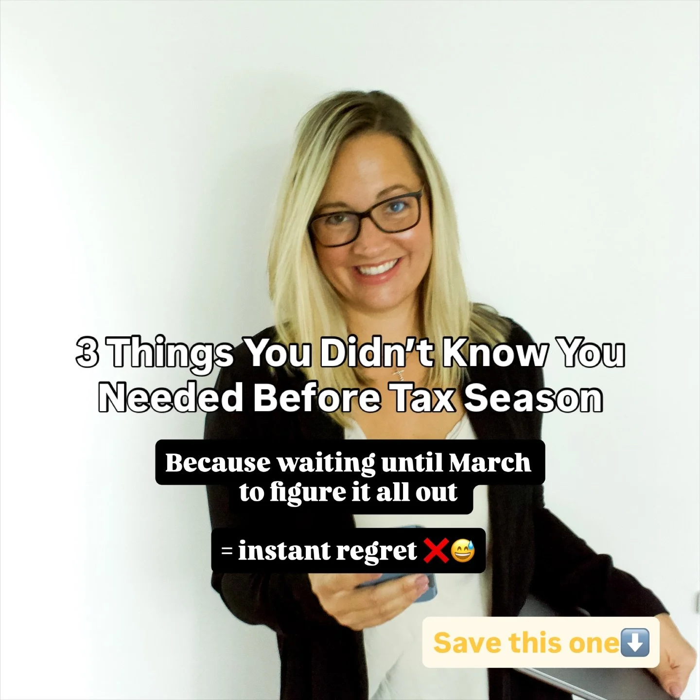 You don&rsquo;t have to overhaul your whole business before tax season.
You just need a few key things in order so you&rsquo;re not stuck piecing it all together last minute⏱️

A clean-up, organized receipts, and a quick review from someone who gets 