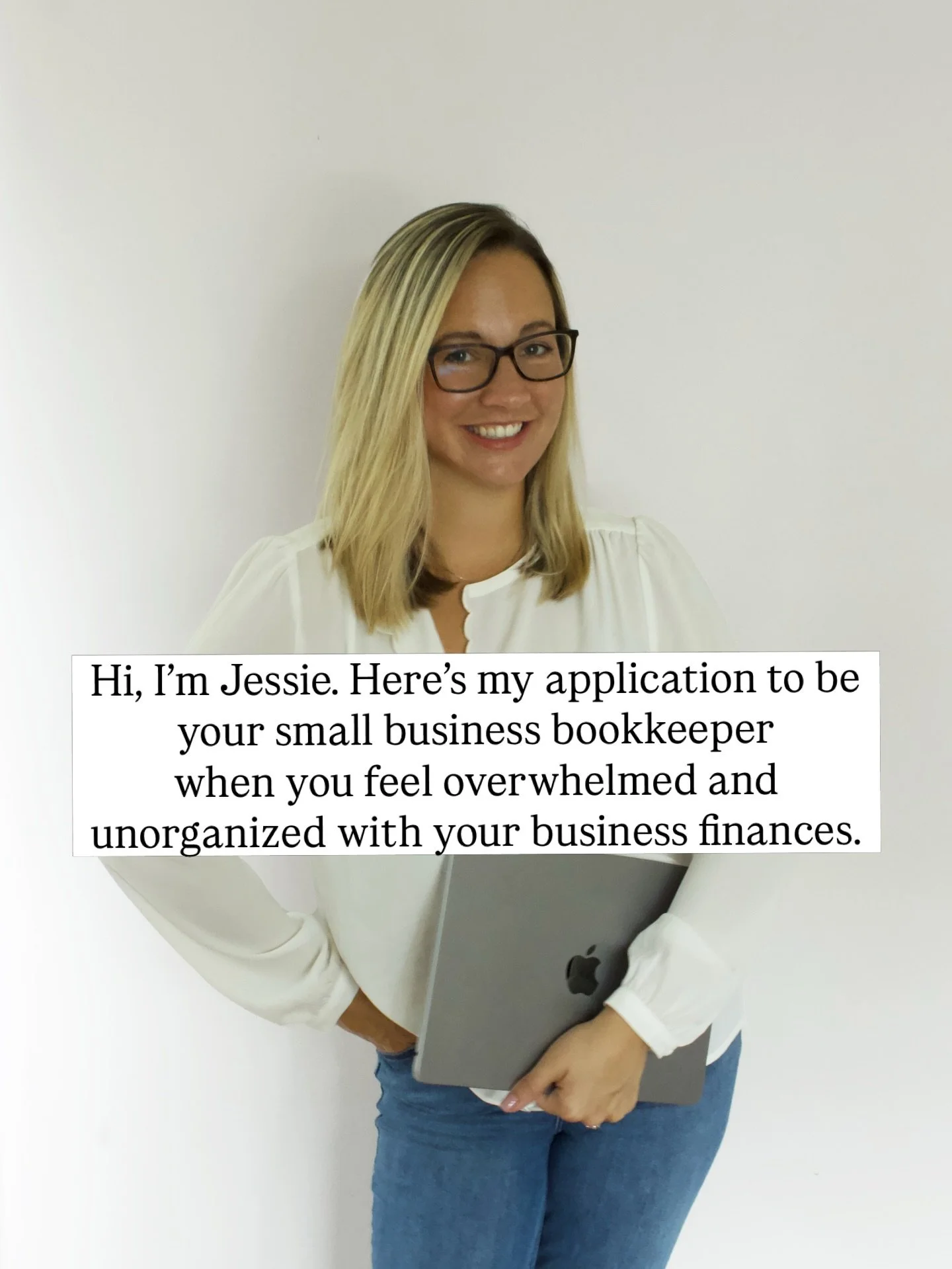 My application to be your small business bookkeeper who gets it - I get that you&rsquo;re keeping up with family and business, I get that you&rsquo;re new in business or don&rsquo;t fully understand your bookkeeping. 

My goal is to help you eliminat