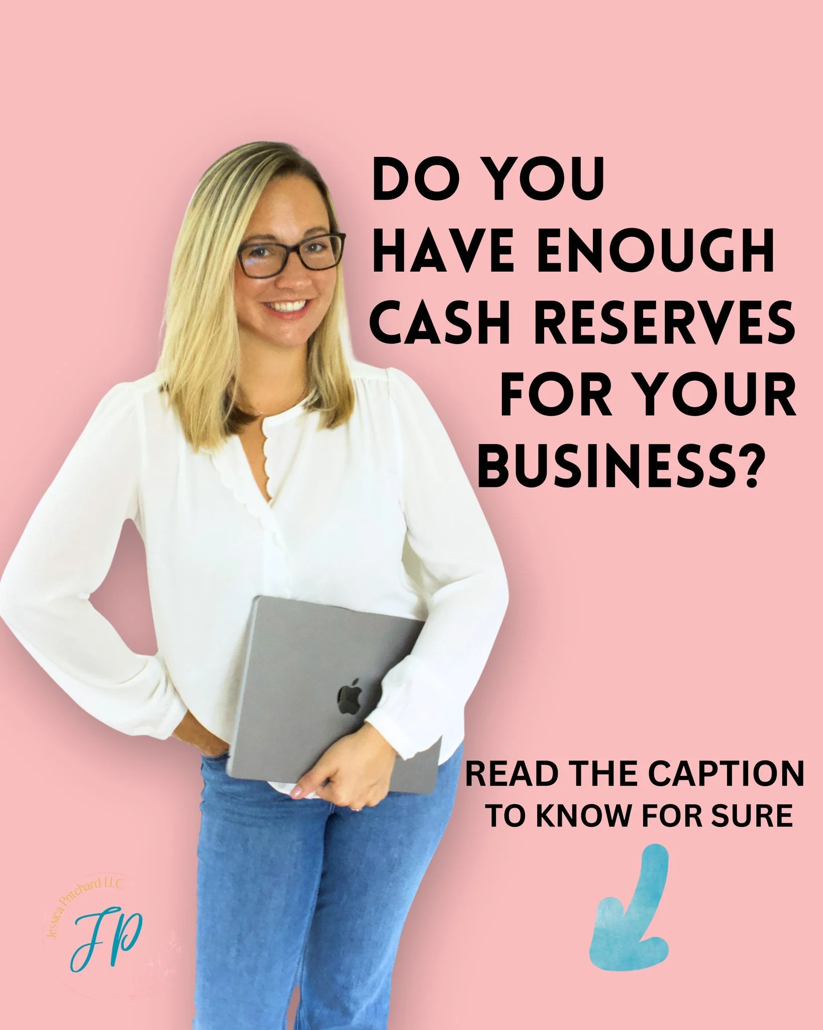 If your business slowed down or if a client didn't pay one month, how long could your business operate before you felt it? 
.
Here's a general rule of thumb to keep in mind when it comes to how much cash reserves you should have on hand:
.
- 1 to 2 m