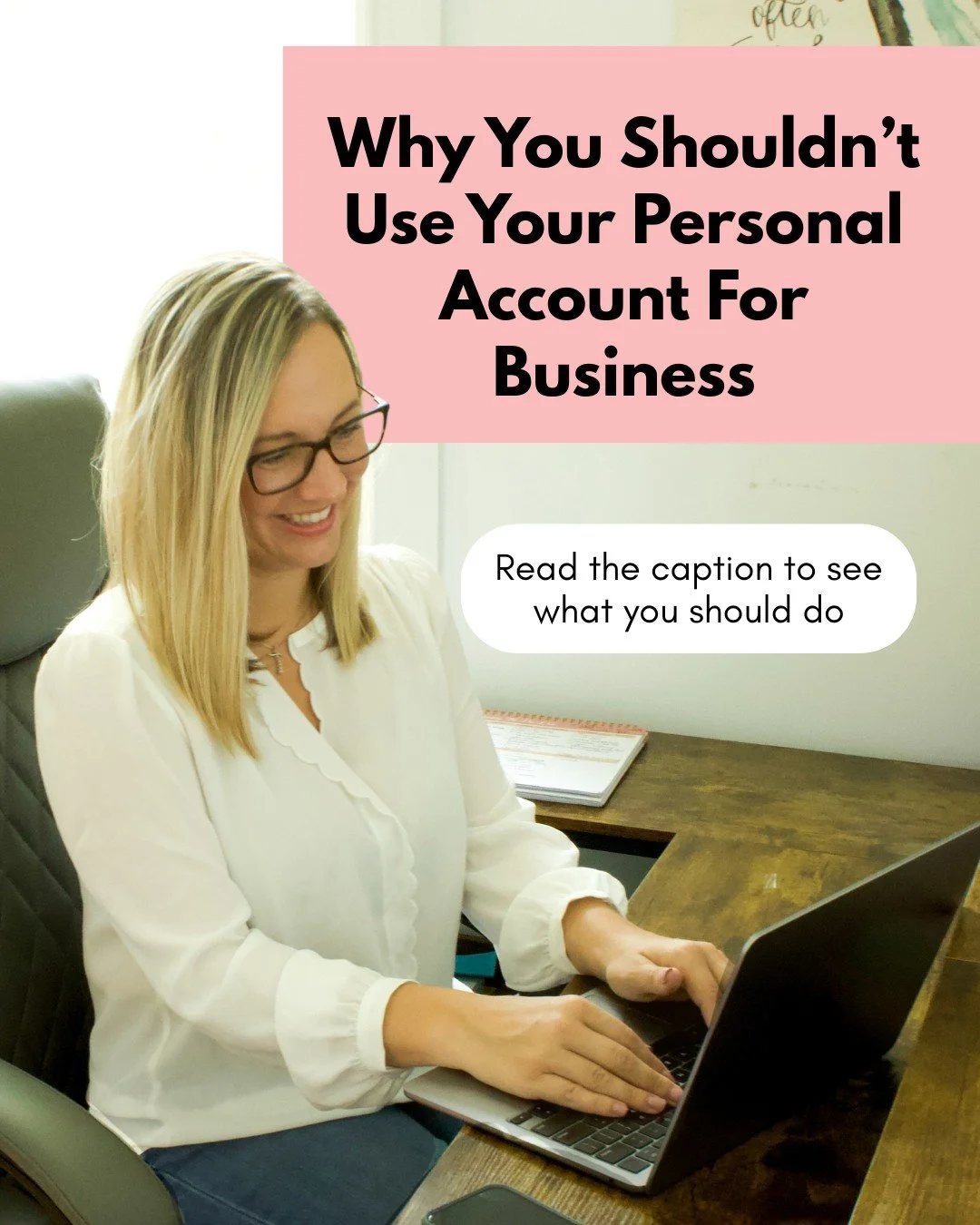 You might think using your personal account for your business isn't a big deal and that it makes life easier for you. But in reality it makes things messier when it comes to having financial clarity. Having messy financials means more time and money 