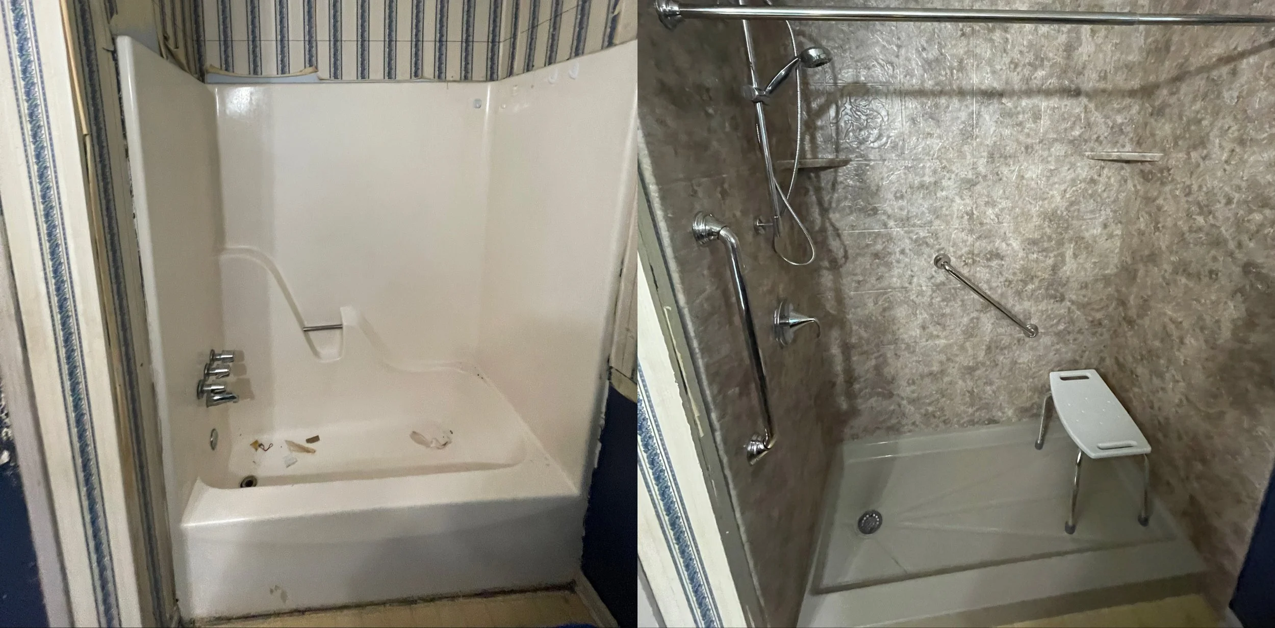 Real Shower Transformations:
From tub-to-shower conversions to complete shower replacements, our work reflects thoughtful design and careful installation.