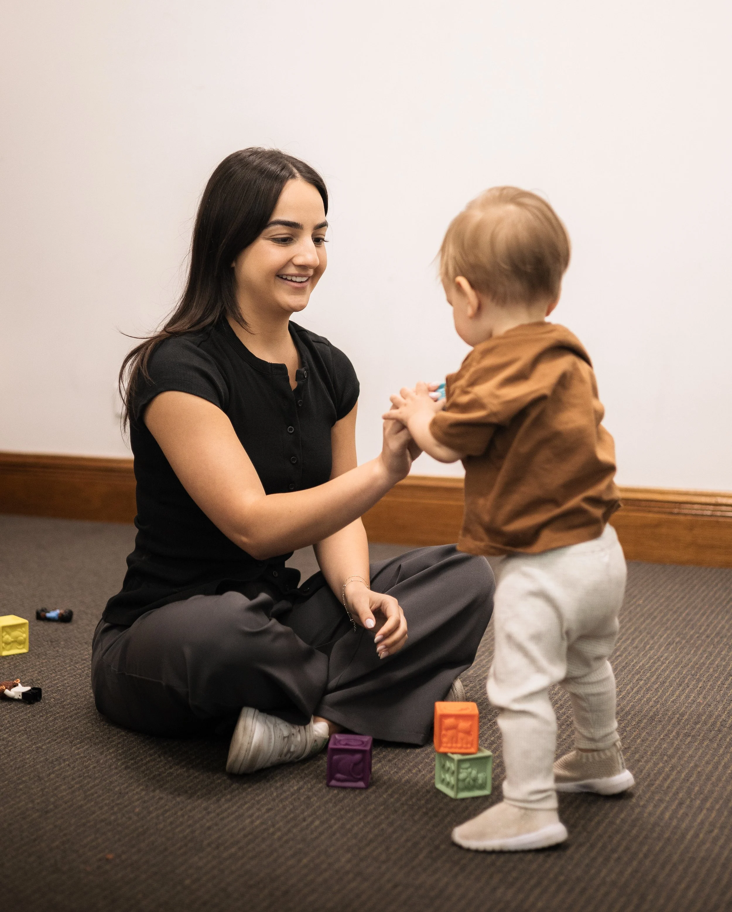 Our talented Adelaide Occupational Therapist Georgia Binetti working with client during session, Resilient Health Group, 226 Magill Road, Beulah Park SA 5067..