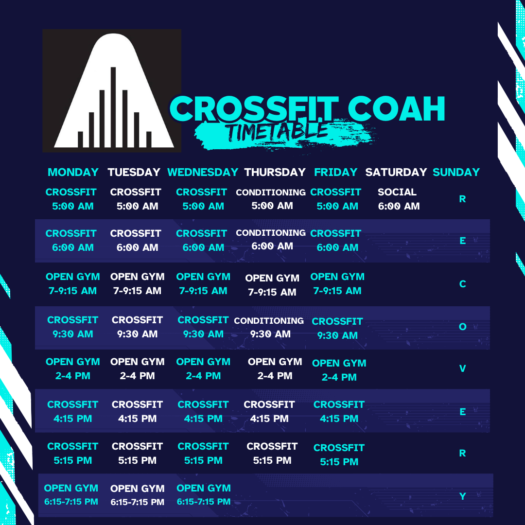 Timetable — CROSSFIT COAH