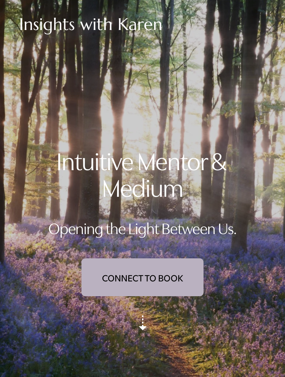 Custom Landing Page Website for this Intuitive Medium