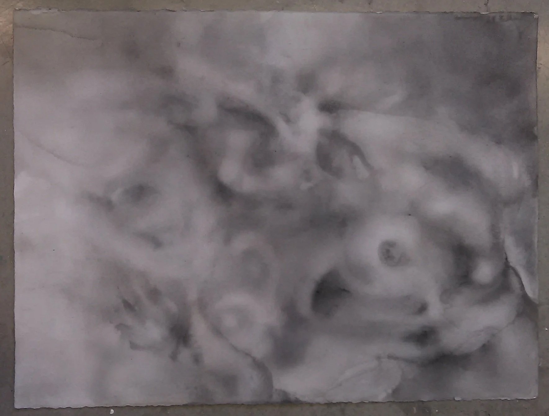 "Smokescape" Watercolor 1