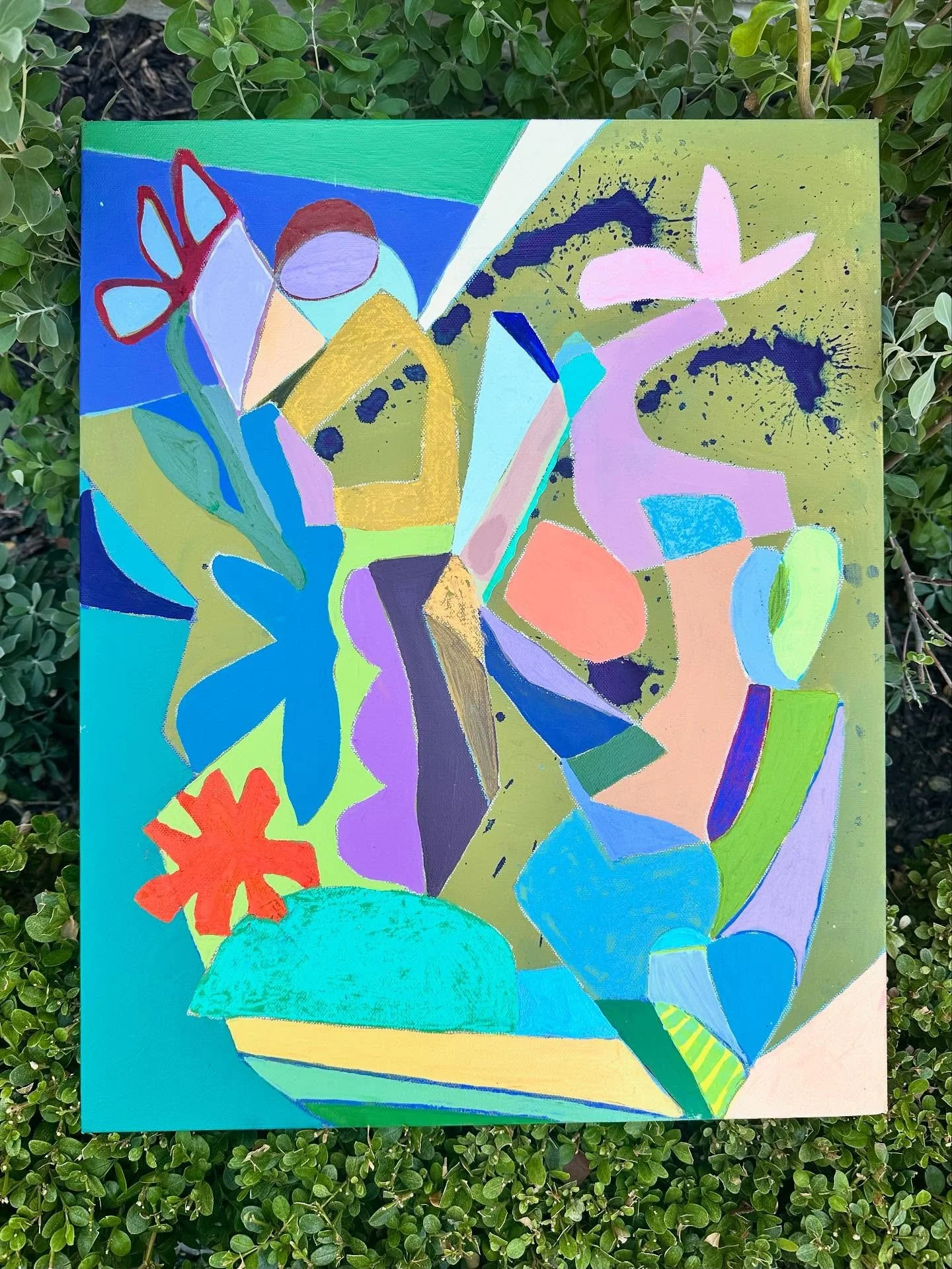 ✨Fragile Flowers✨ 16&rdquo; x 20&rdquo; &bull; mixed media on canvas &bull; link in profile 
.
.
.
.
.
.
.
.
.
#collectcait