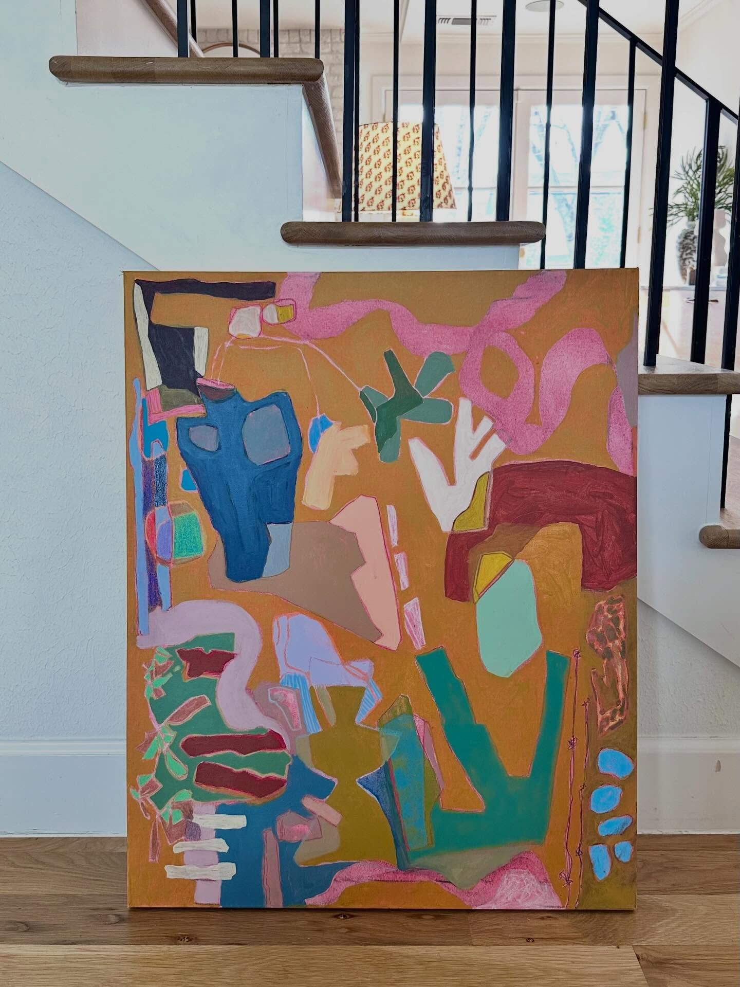 ✨Well of Sweetness✨ 24&rdquo; x 30&rdquo; &bull; mixed media on canvas &bull; link in profile