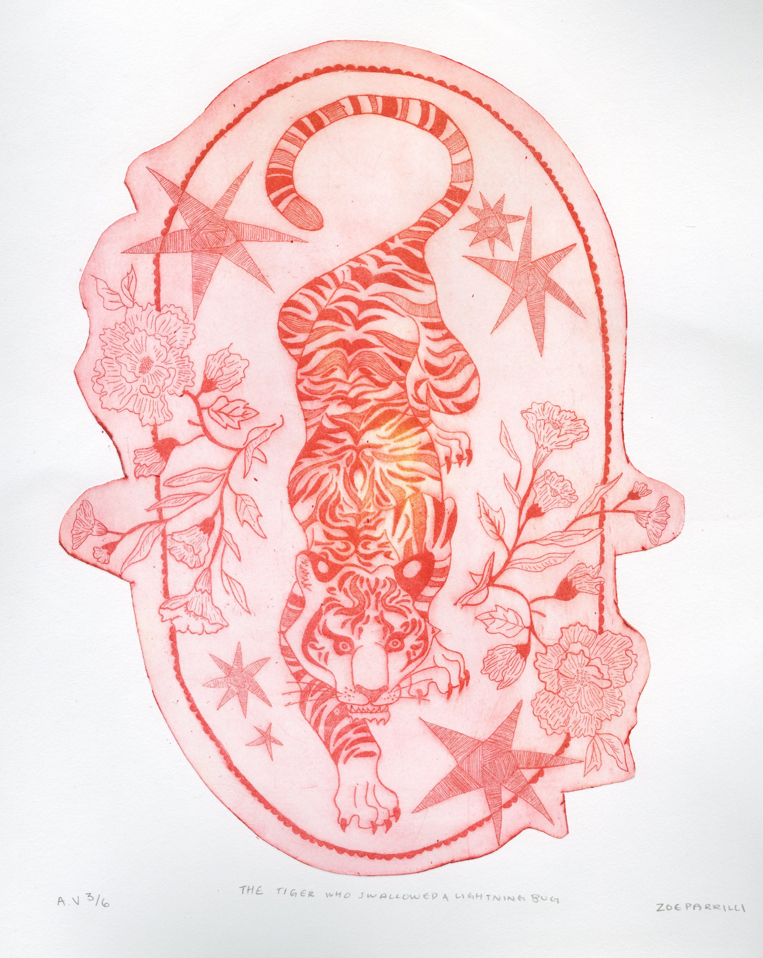 The Tiger Who Swallowed A Lightning Bug