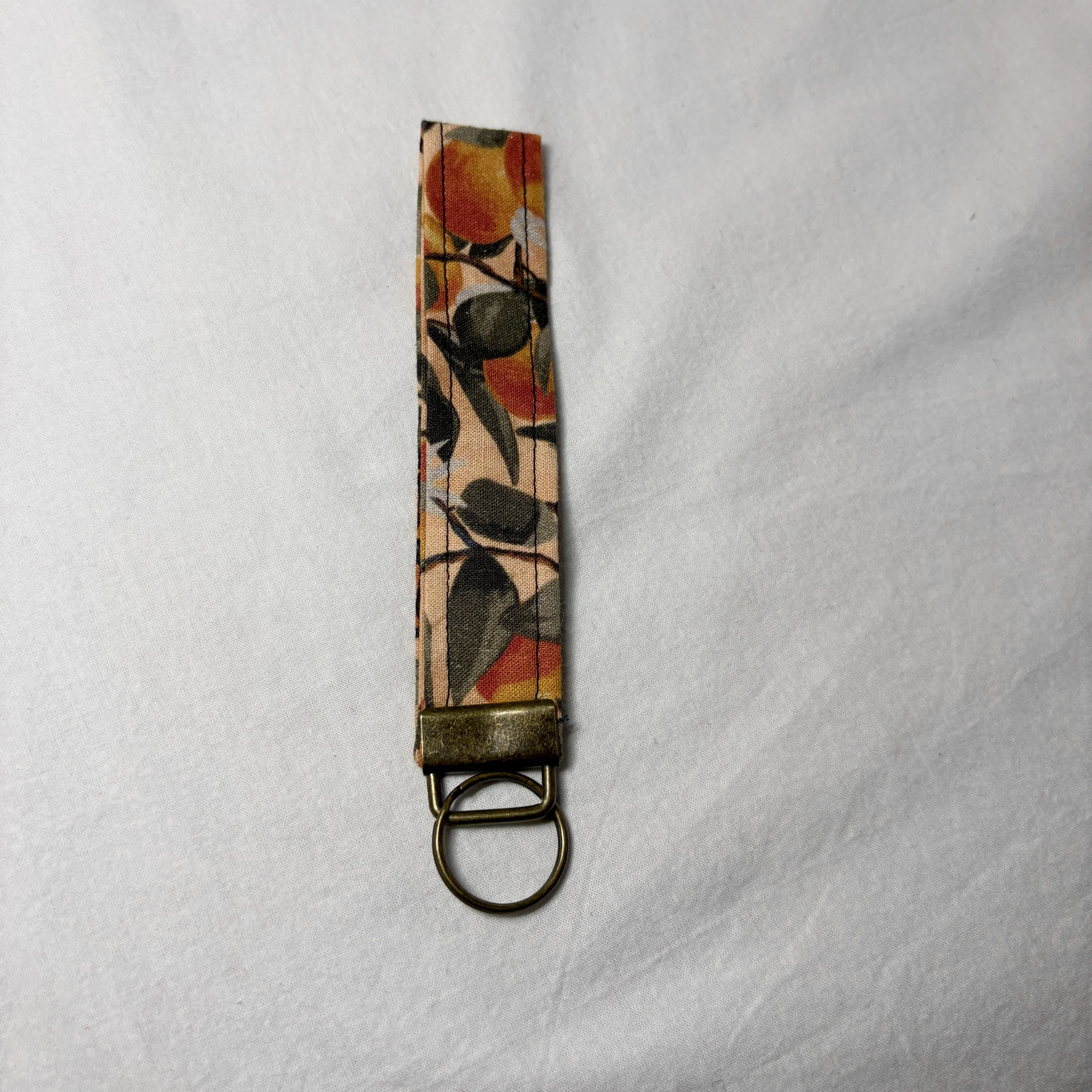 Orange Monarch Keychain