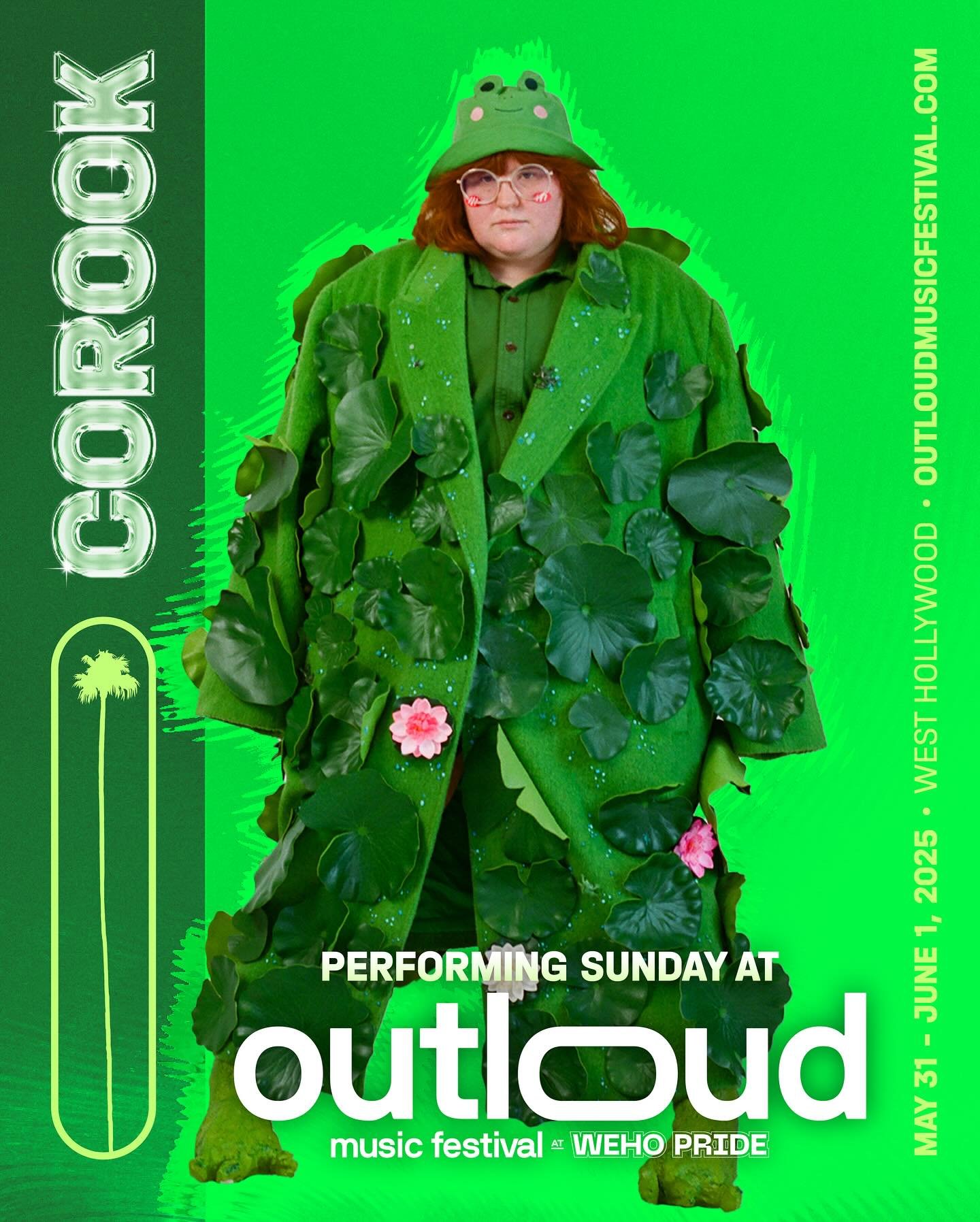 Kicking off pride month today with @hicorook playing @wehopride @officiallyoutloud ๐๐