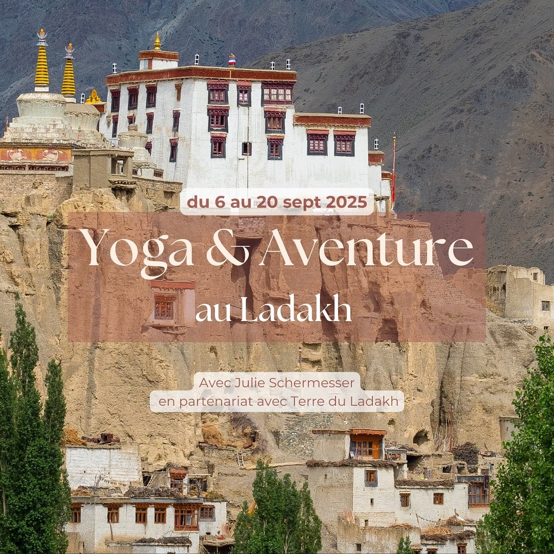 On t&rsquo;embarque dans une aventure inoubliable dans les majestueuses montagnes de l&rsquo;Himalaya, dans la r&eacute;gion du Ladakh dans le nord de l&rsquo;Inde, accompagn&eacute; de Julie Schermesser @jsyogini et en partenariat avec @terreduladak