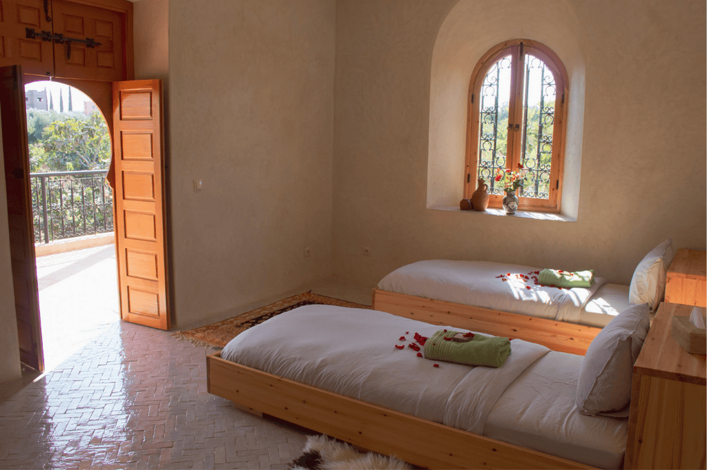 moroccan style twin room