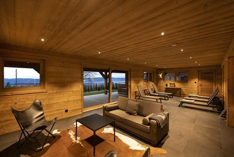 espace relax chalet haut de gamme