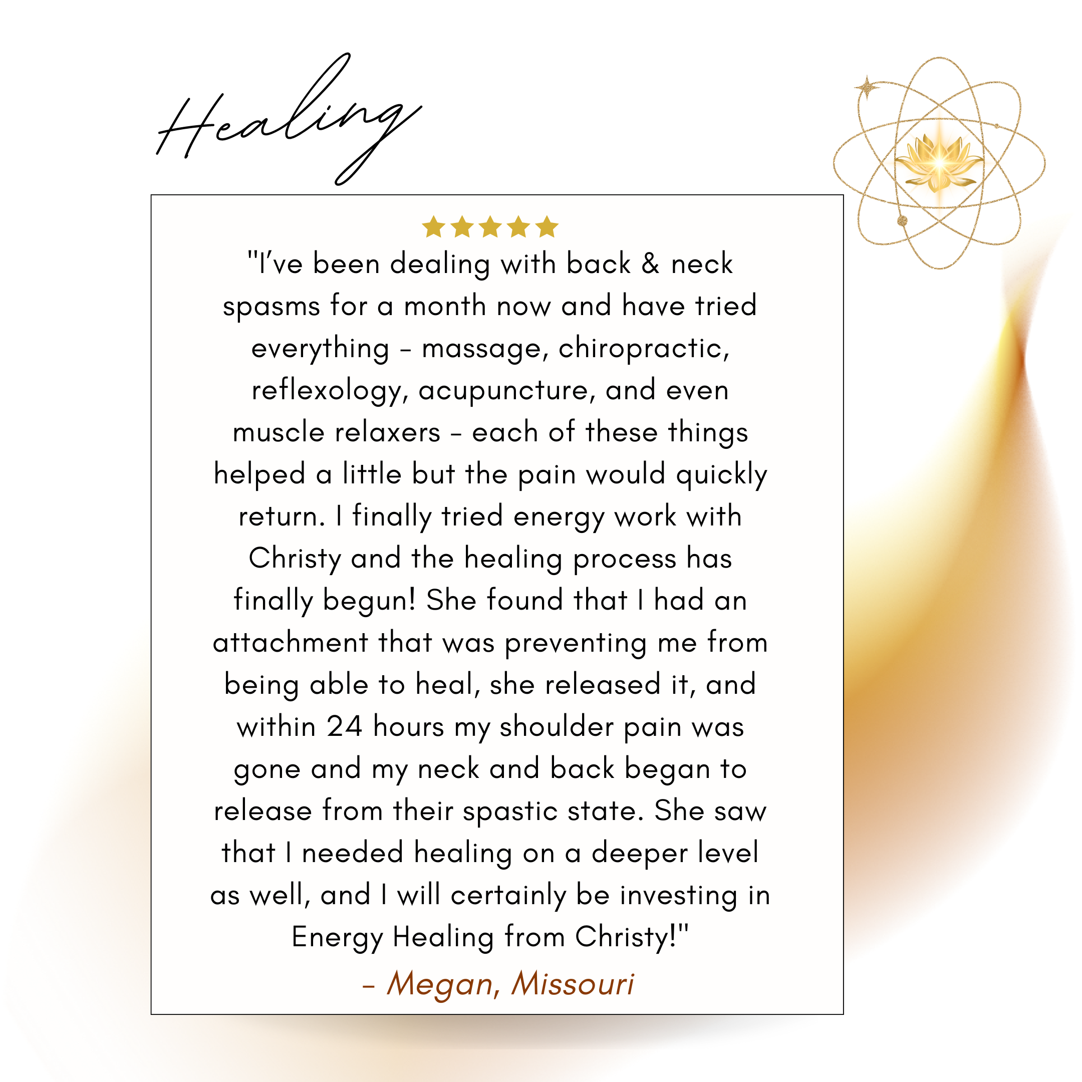 Testimonial Healing High Priestess Alchemy