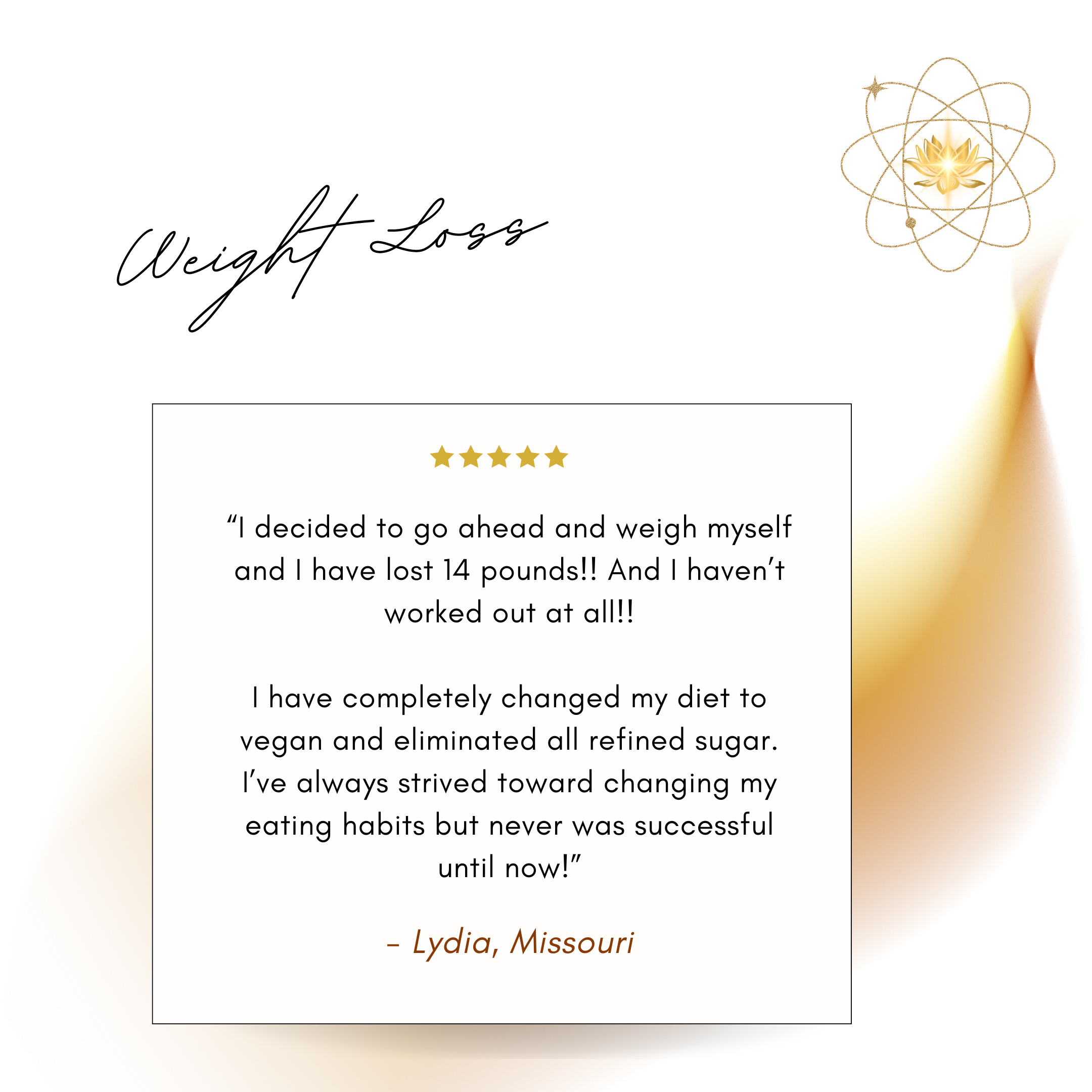 Weight Loss Testimonial Review, High Priestess Alchemy