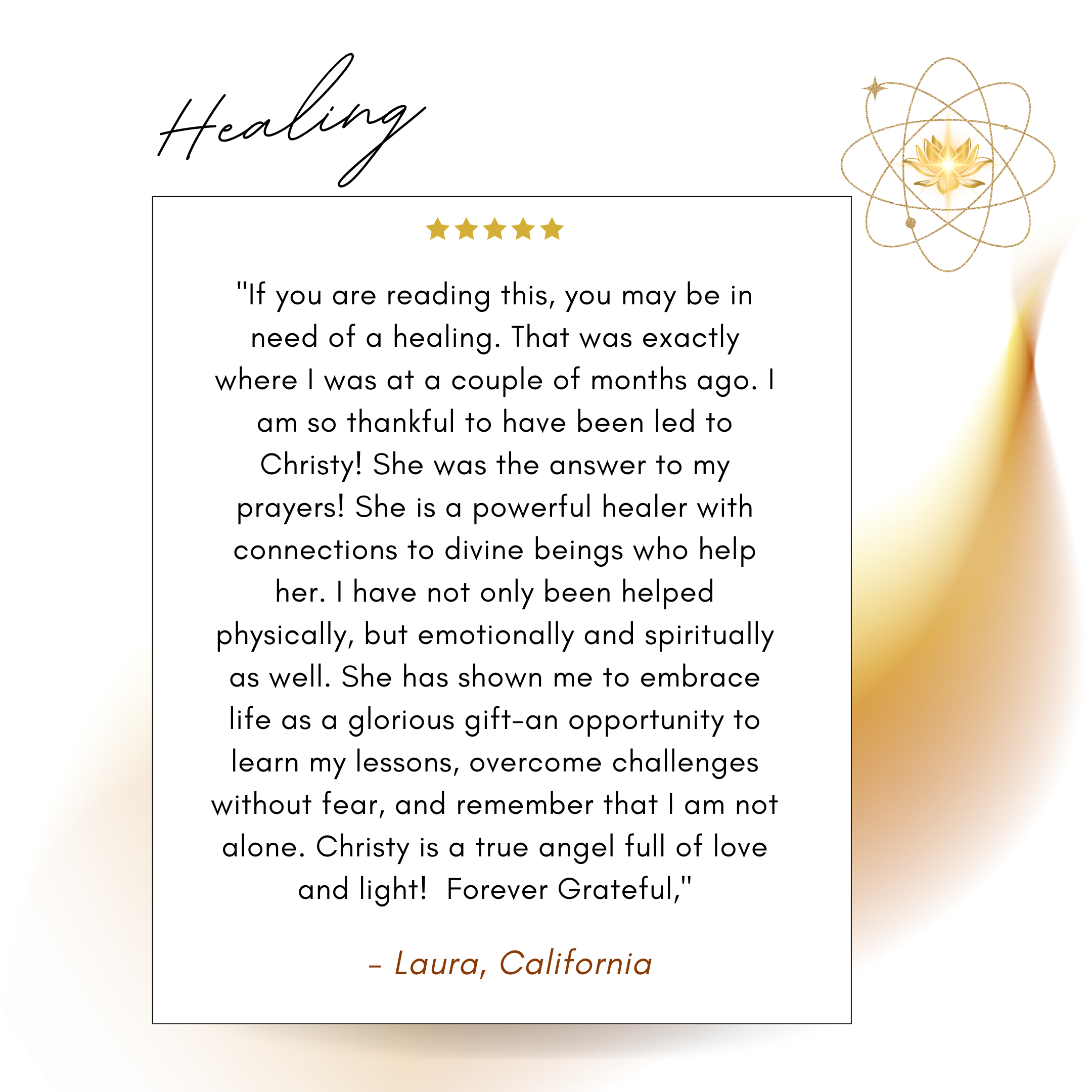 Testimonial High Priestess Alchemy