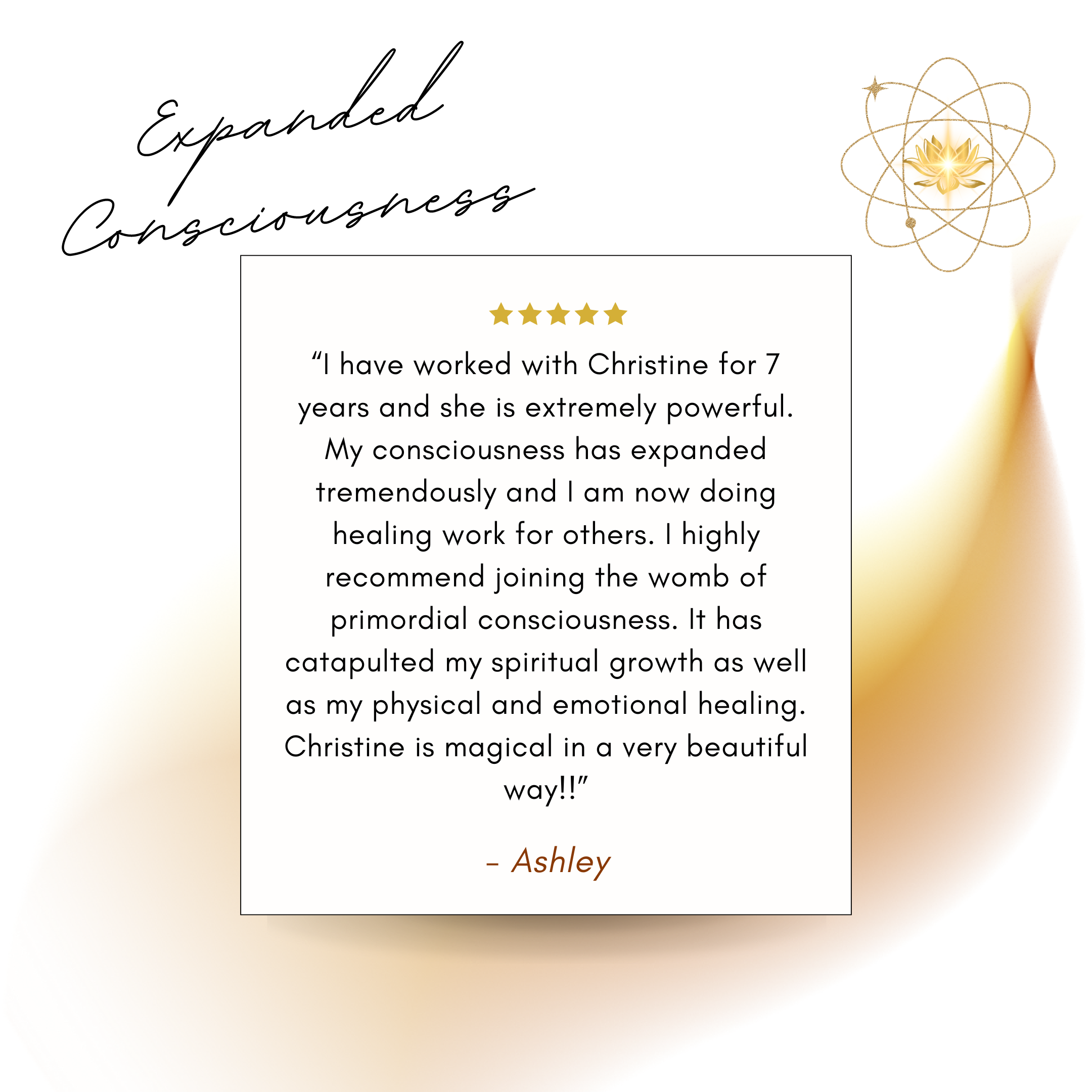 Expanded Consciousness Results Testimony