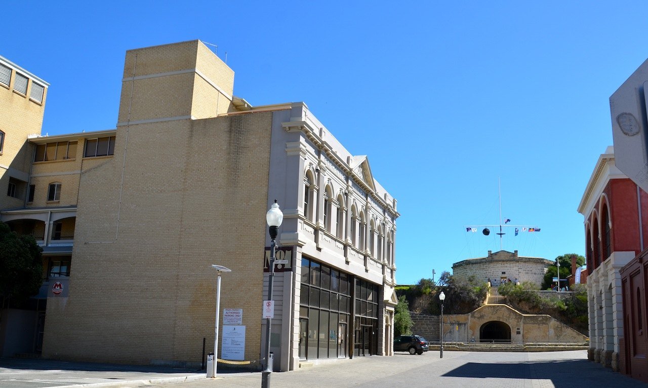 High Street looking toward the Round House, Fremantle