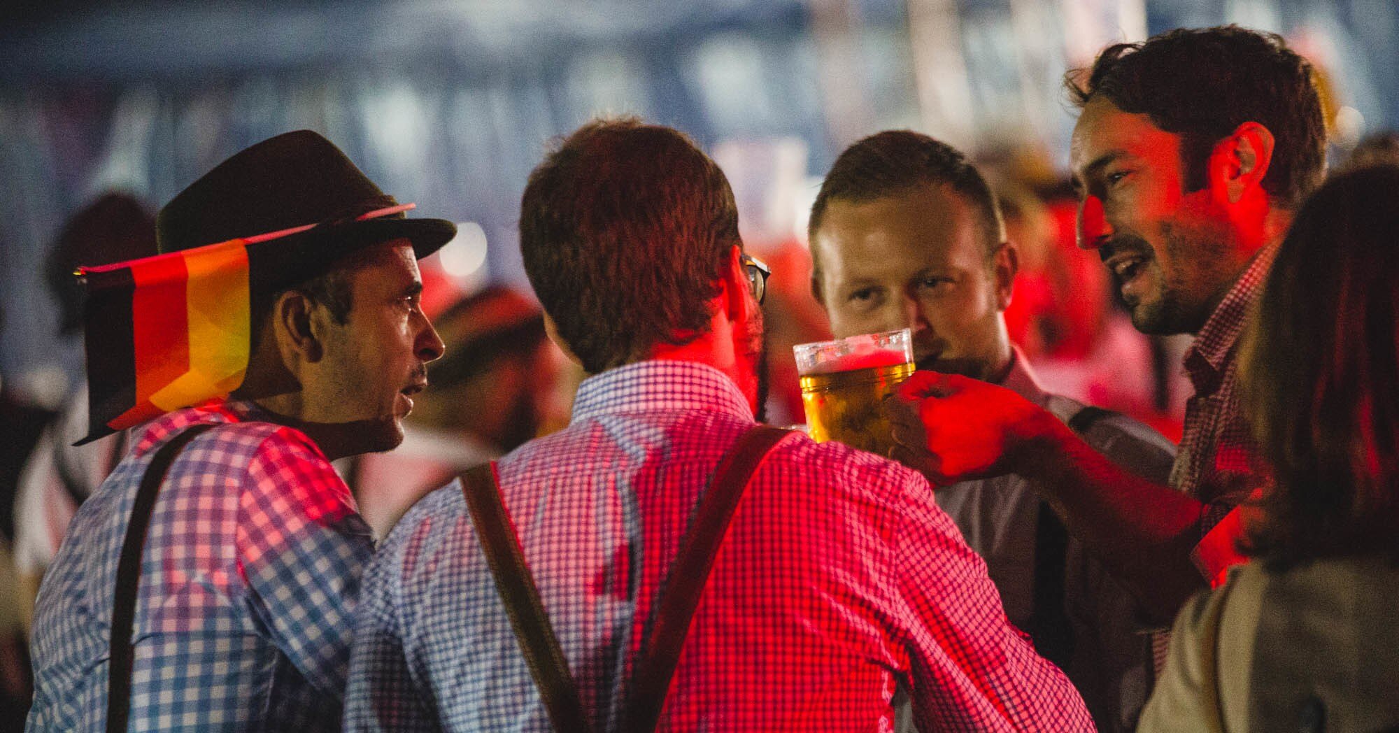 It's payday and we're raising our steins to celebrate! 🎉🍻

Treat yourself to a festive celebration of Bavarian culture, with steins of frothy beer, delicious pretzels &amp; sausages, and Oompah bands that will have you dancing on the tables 🍺🕺

G