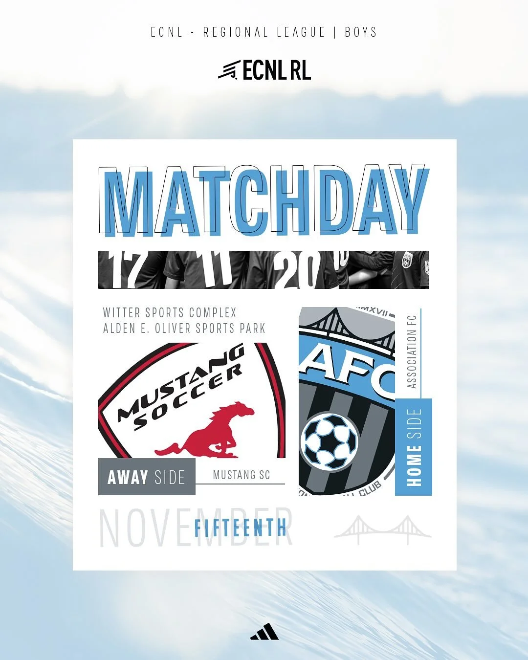 ECNL Boys and ECNL-RL Boys are back in action this weekend!

ECNL Home vs Newark 1974
ECNL-RL Home vs Mustang SC

#AFC #ELEVATE