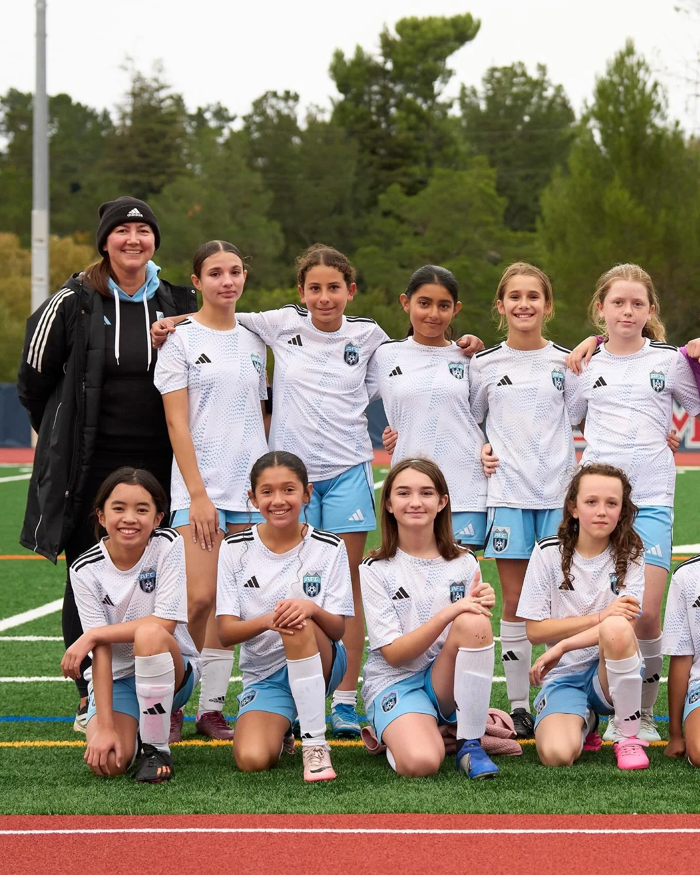 2013 Girls Black and Coach Melissa wrapping up the fall season strong, and eager to work towards an even stronger spring. Way to represent the blue &amp; black.

#AFC #ELEVATE