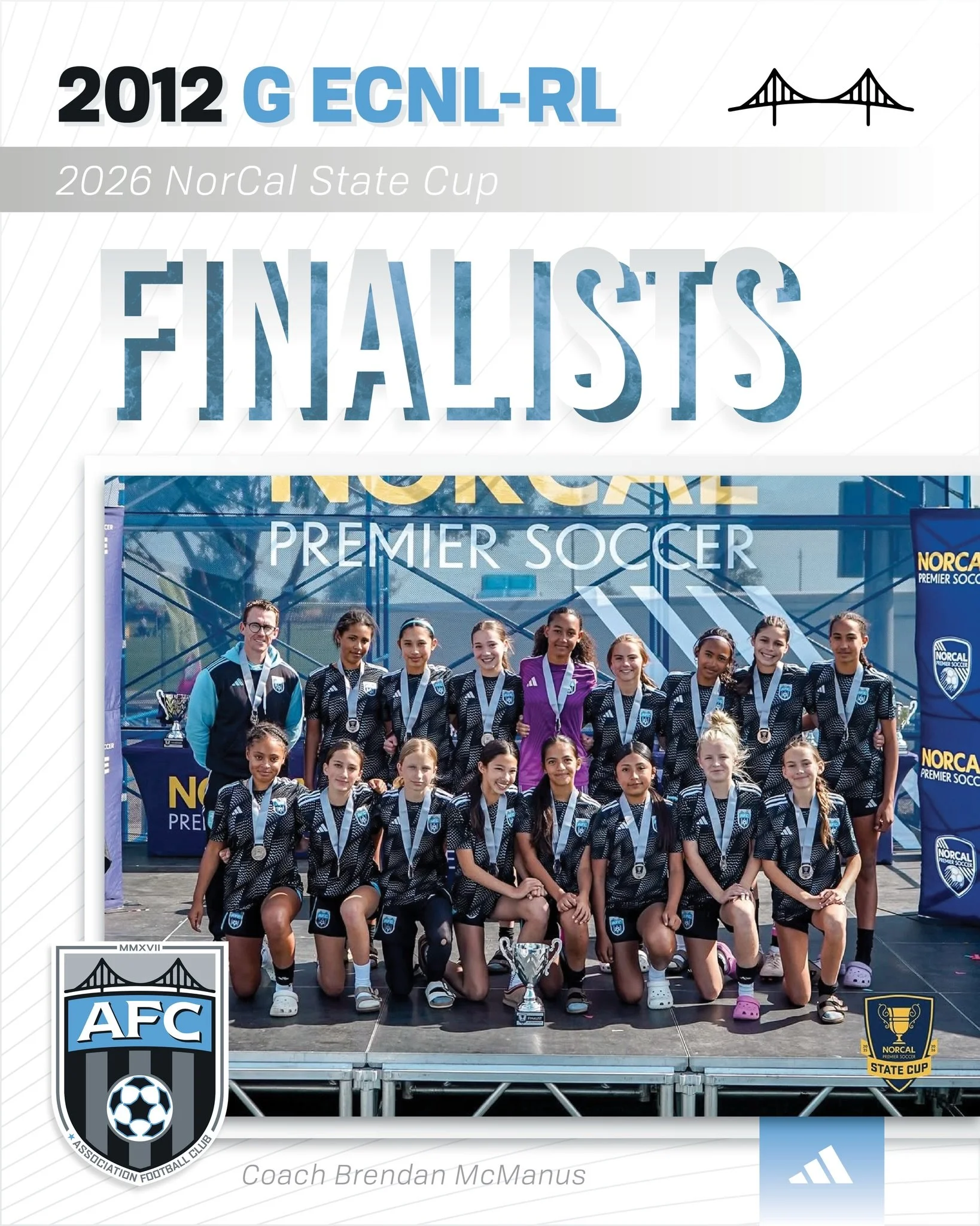 Congratulations to our 2012 Girls ECNL-RL team on finishing as Finalists in the 2025-2026 State Cup!

What an incredible achievement and a true reflection of the hard work, dedication, and heart this group has shown all season long. Competing against