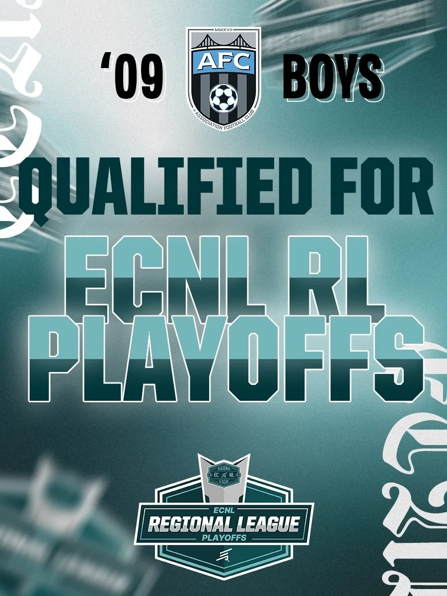🏆 QUALIFIED: ECNL-RL PLAYOFF - WEST 🏆

Congratulations to our AFC &lsquo;09 ECNL-RL Boys and coach Marco Plascencia on officially qualifying for the 2026 ECNL-RL West Playoffs!

With playoffs on the line, the boys fought to a 3-1 victory over the w