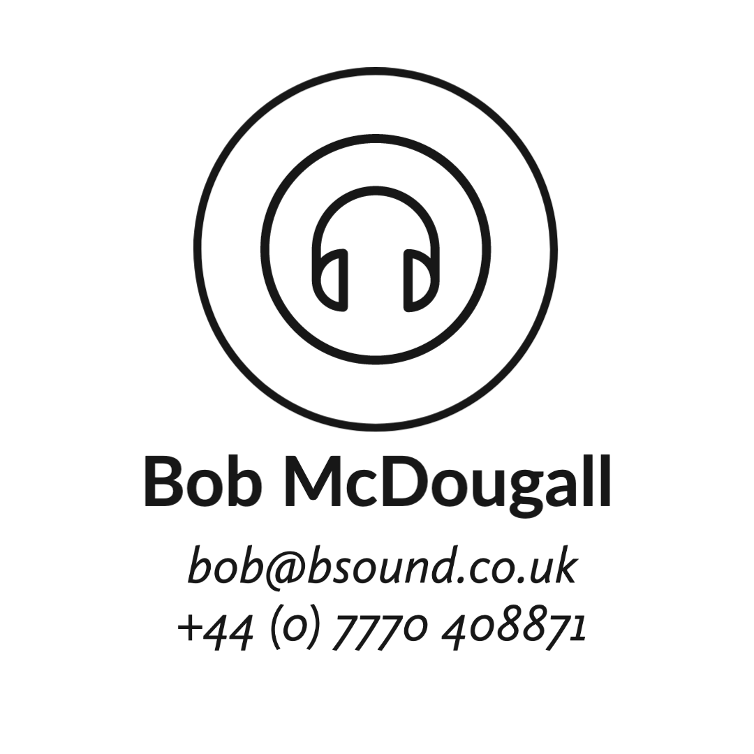 Bob McDougall sound recordist