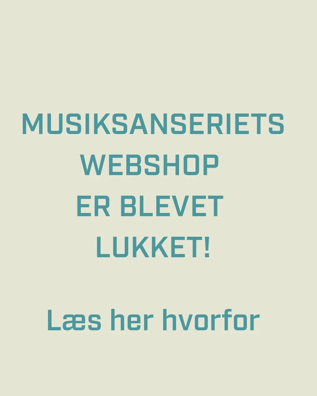Jeg har brug for din st&oslash;tte til Musiksanseriet❤️&zwj;🩹

Kom og k&oslash;b:

B&Oslash;GER 
Dit musikalske barn - 349,95 kr
Motorik - 129,95
Sanser - 129.95 kr

CD 
Musiksanseriet 1 - 150.00 kr

LP
Musiksanseriet 1 - 250,00 kr

Sendes med poste