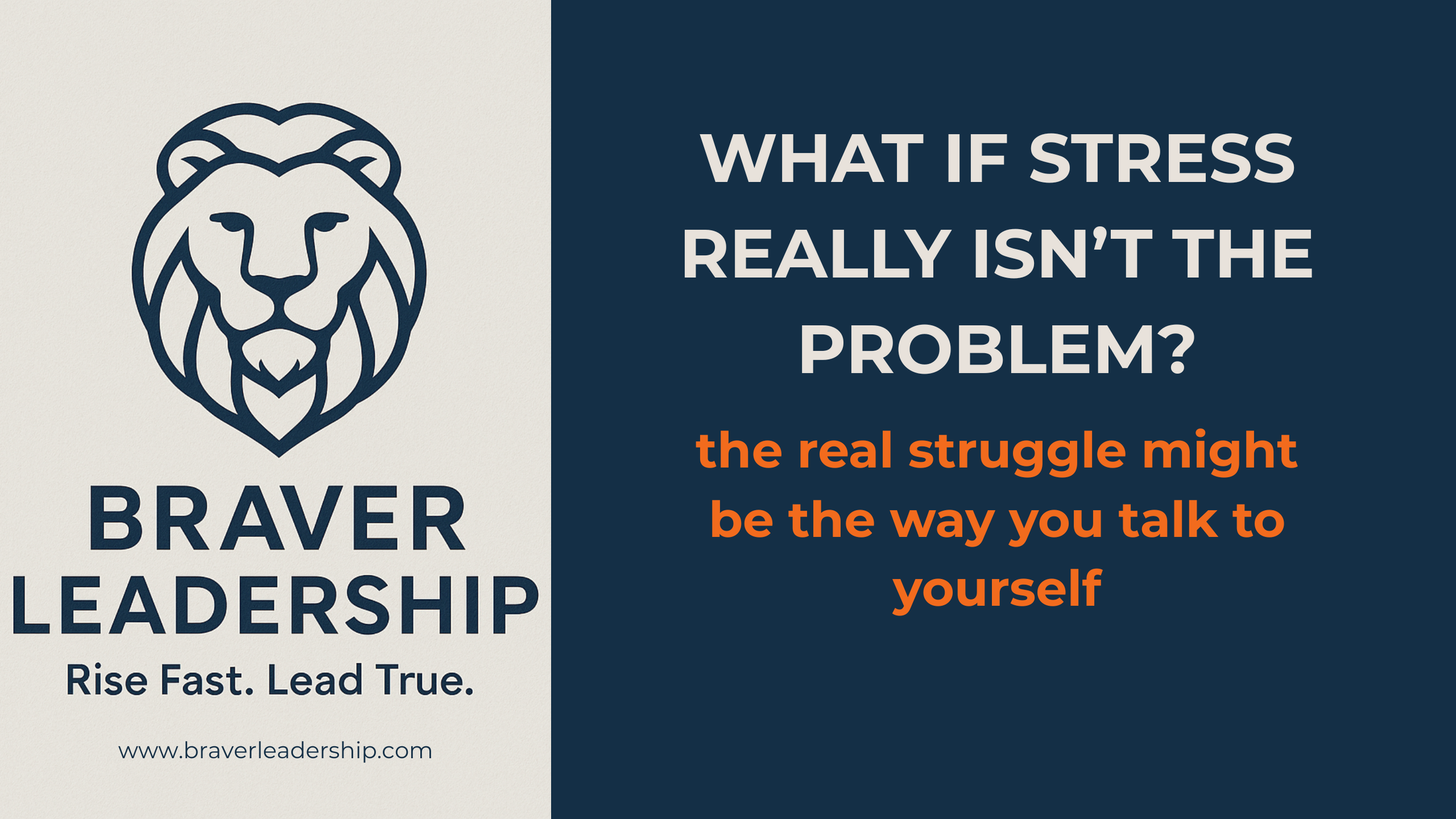 What if Stress Really Isn’t the Problem?