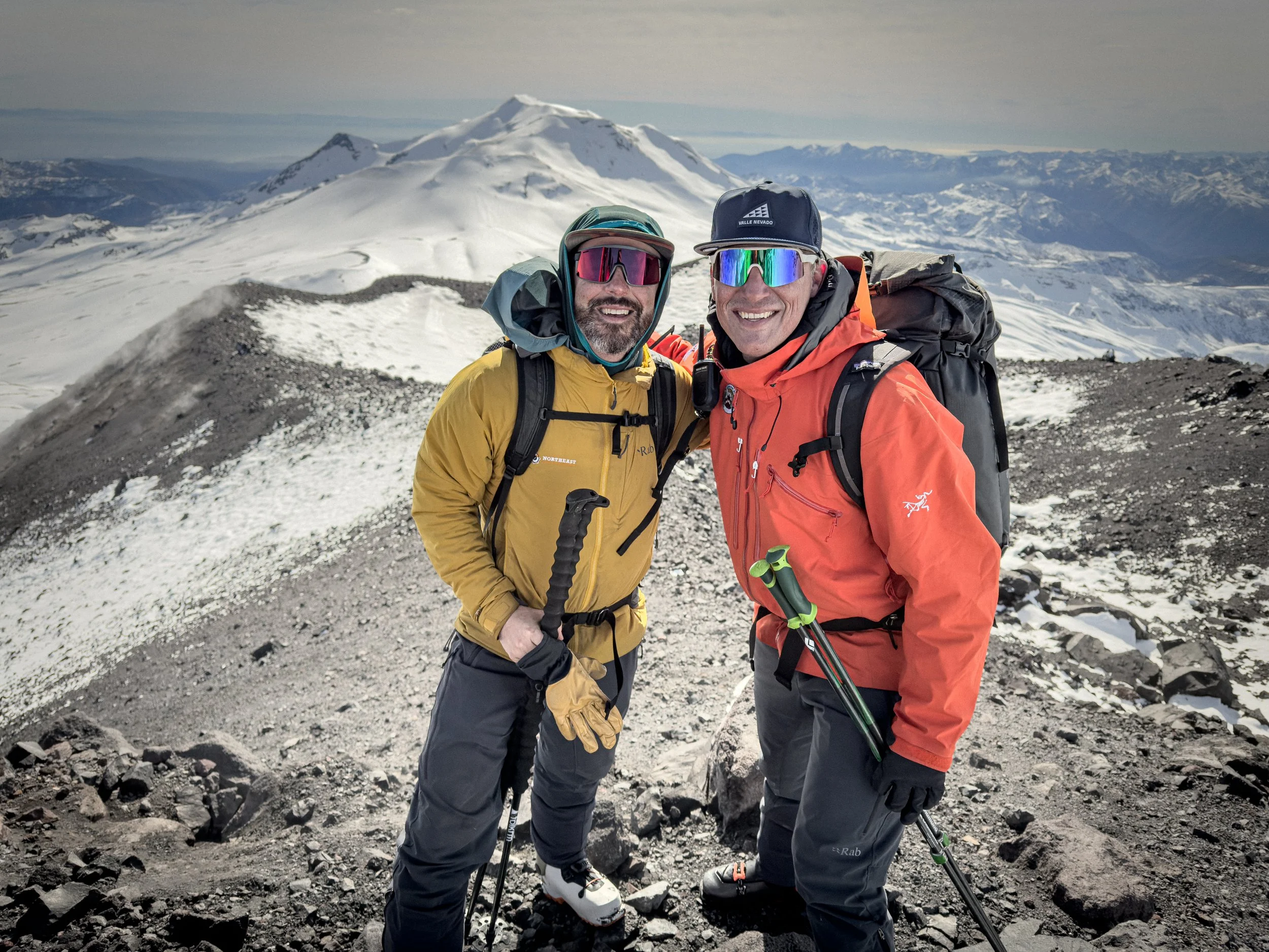 volcano skiing in Chile