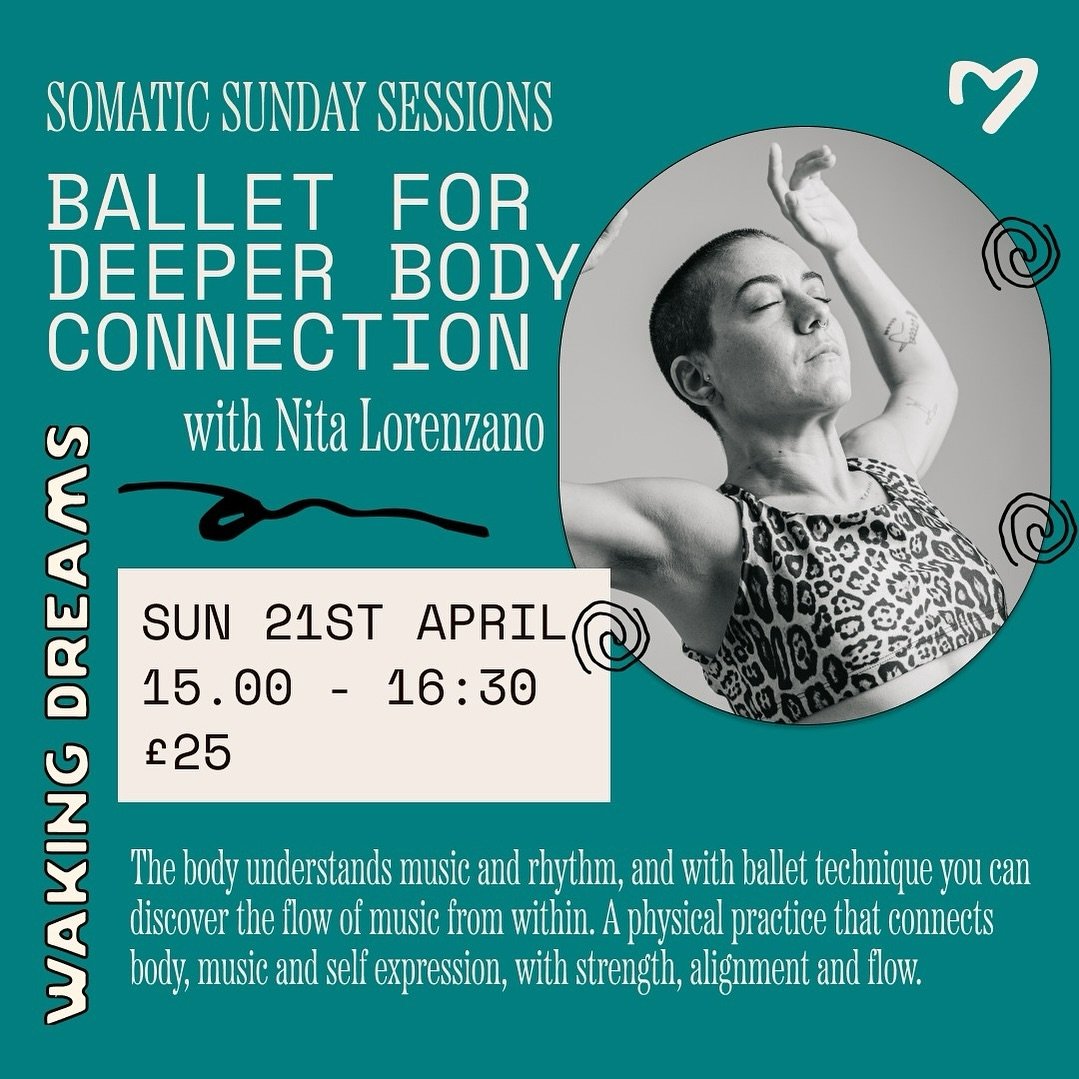 Join @nita.fluo Sun, April 21 for Ballet for Deeper Connection 🩰🌀

The body understands music and rhythm, and with ballet technique you can discover the flow of music from within. A physical practice that connects body, music and self expression, w