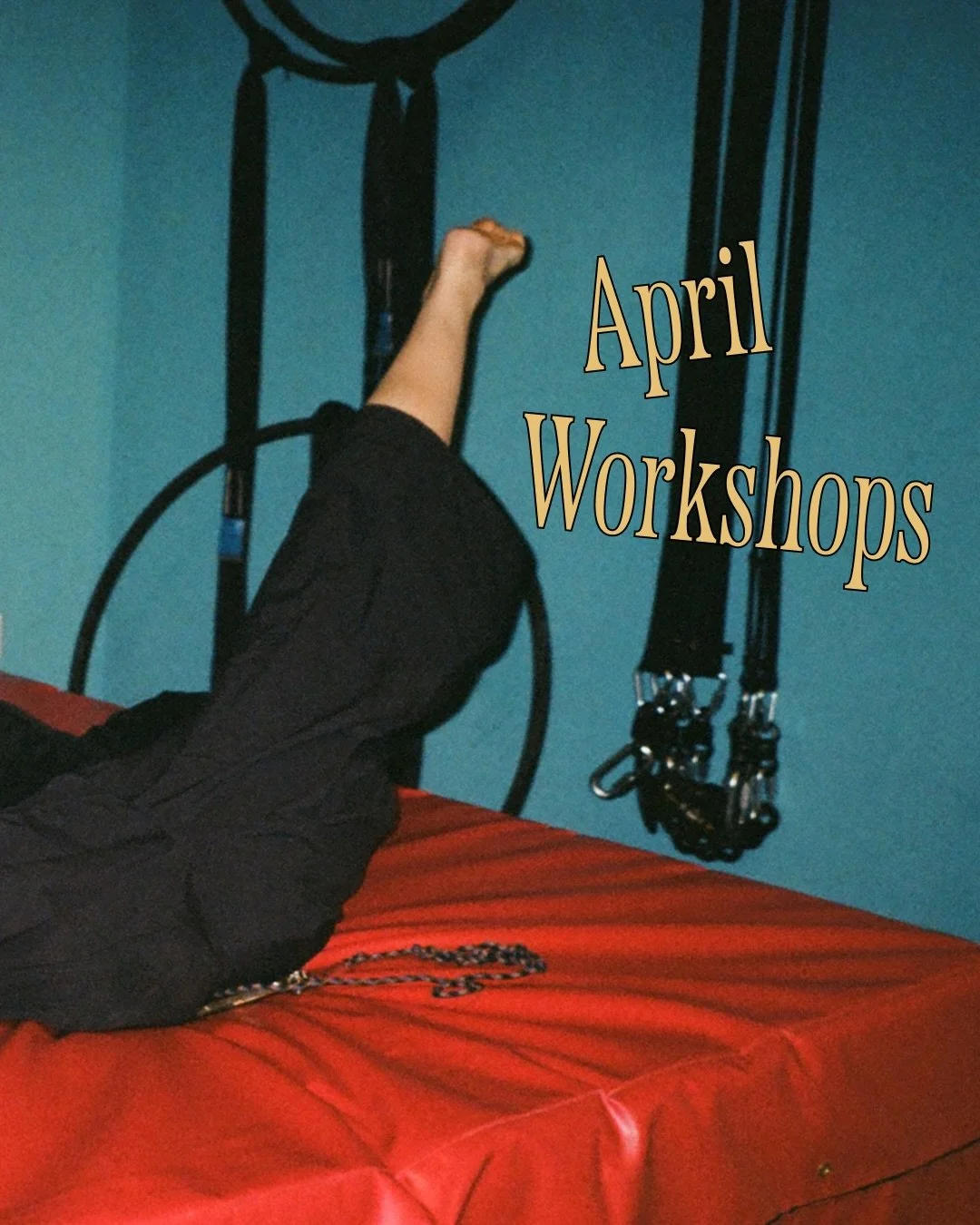 crafts, kicks, hips, flow &amp; function

our April Workshop series is here

swipe to discover something new for your practice, whether you&rsquo;re keen to evolve your crafting or dance skills, shop functional footwear or unlock functional breath, o