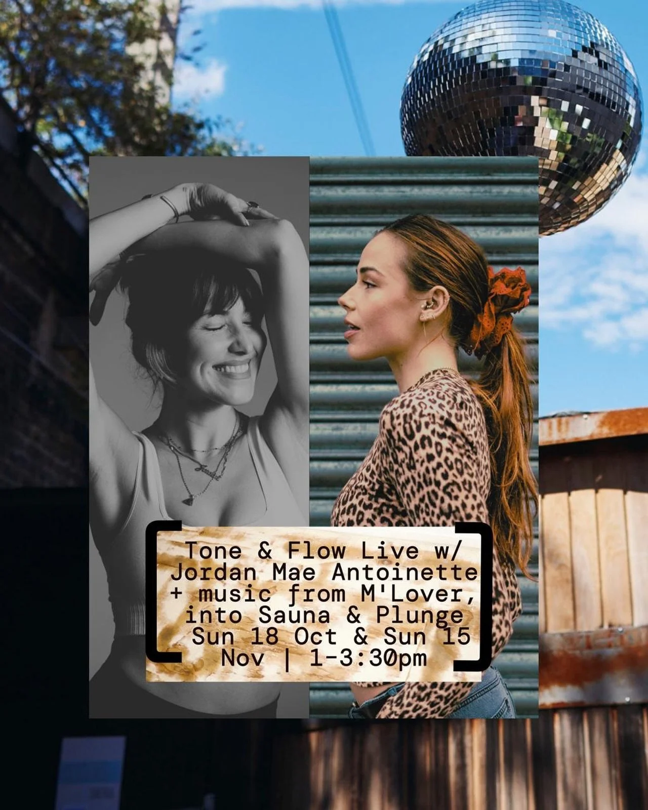 [dream deeper]
Our new workshop series with your favourite Waking Dreams faces. Longer versions of the classes you love, plus some new ideas to sink into. This is just the start.

SUNDAY SERVICE
Tone &amp; Flow Live w/ Jordan Mae Antoinette + DJ M&rs