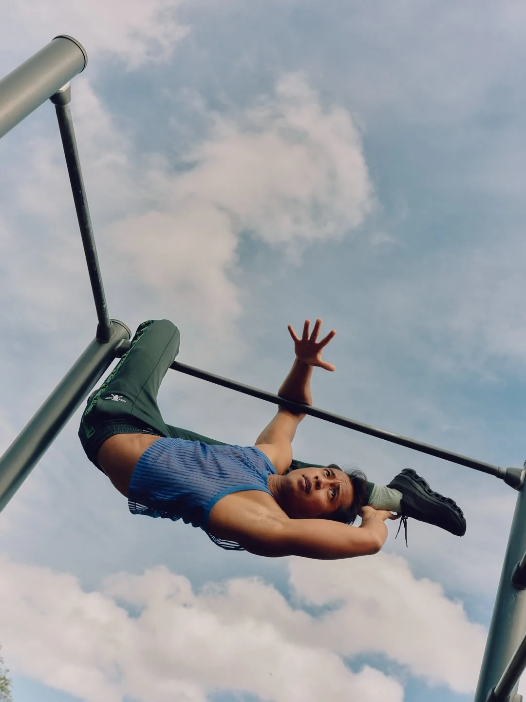 Zaki is our house mother of all things aerial at the studio. You&rsquo;ll find him teaching across pole, hoop and skills, or covering any of the other aerial disciplines. His kindness and experience create spaces where people feel safe and supported,