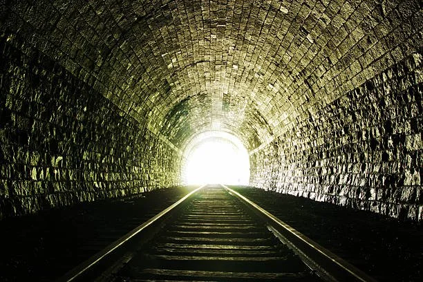 You are the light through the tunnel, not the one at the end of it.
